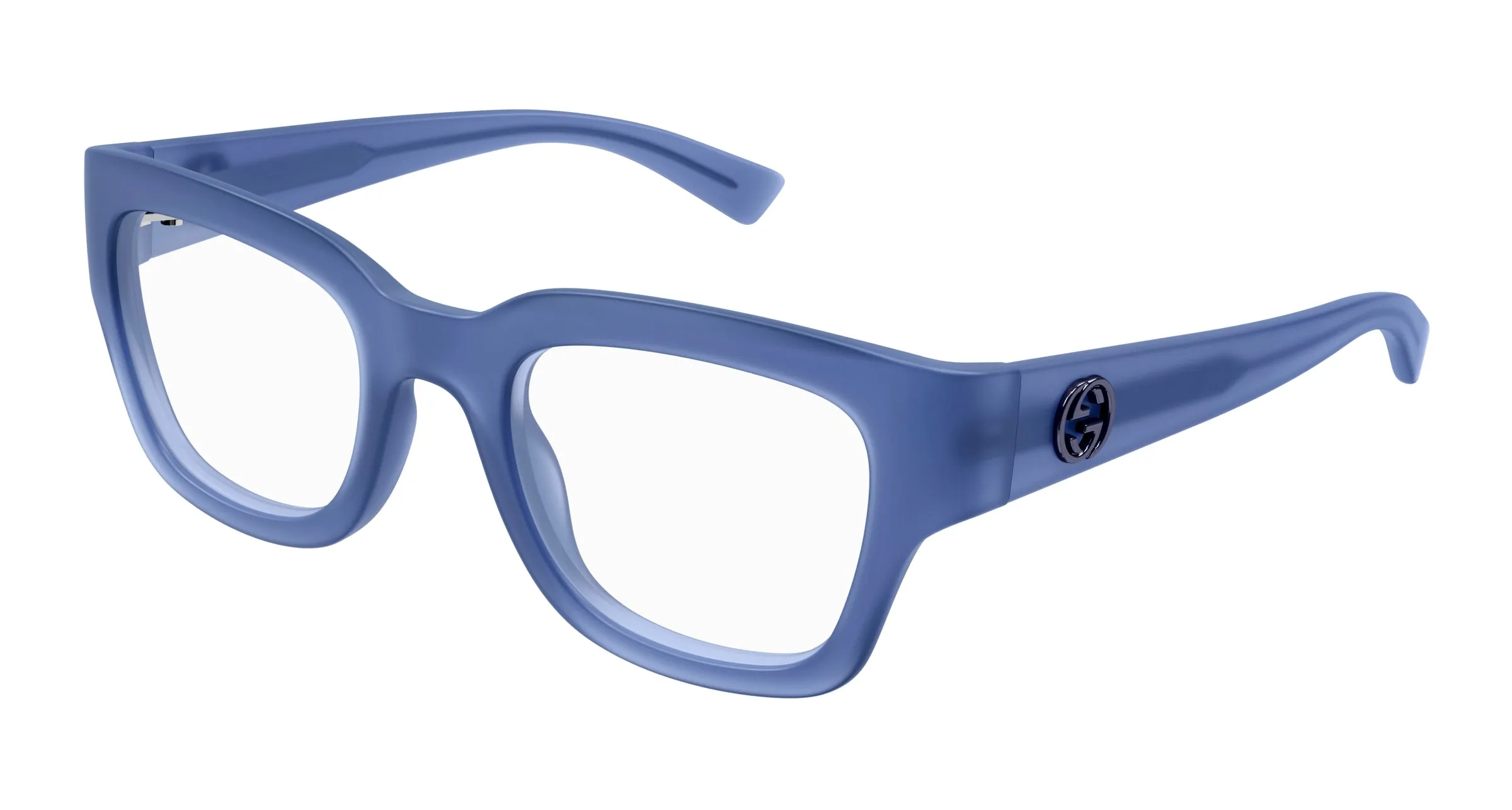 Gucci GG1788O 003 Montature da vista Iniettato Blu Trasparente Squadrata - immagine 1