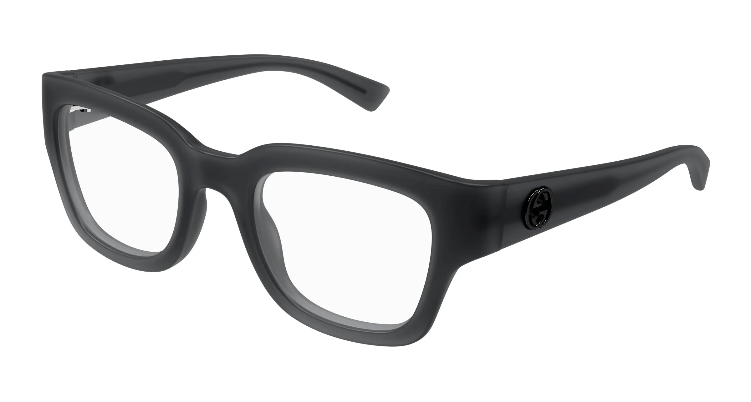 Gucci GG1788O 001 Montature da vista Iniettato Grigio Trasparente Squadrata - immagine 1