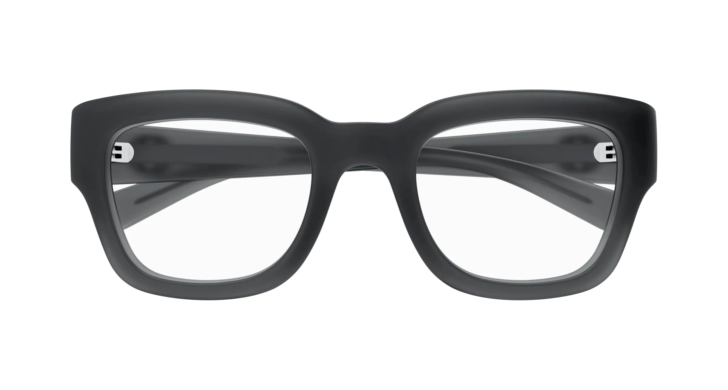 Gucci GG1788O 001 Montature da vista Iniettato Grigio Trasparente Squadrata - immagine 2