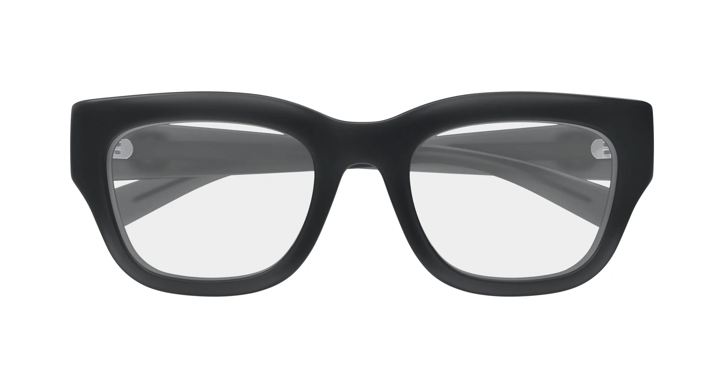 Gucci GG1785O 001 Montature da vista Iniettato Grigio Trasparente Squadrata - immagine 2