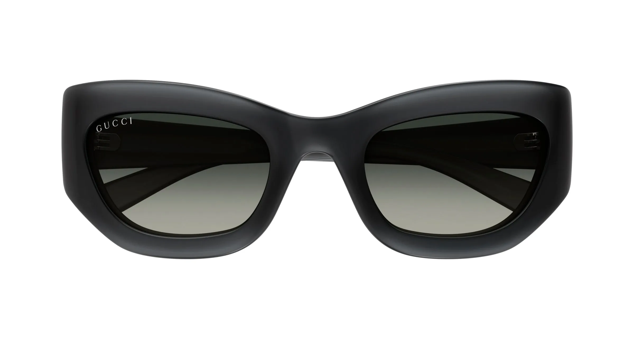 Gucci GG1784S 001 Occhiali da sole Iniettato Grigio Grigio Cat Eye - immagine 2