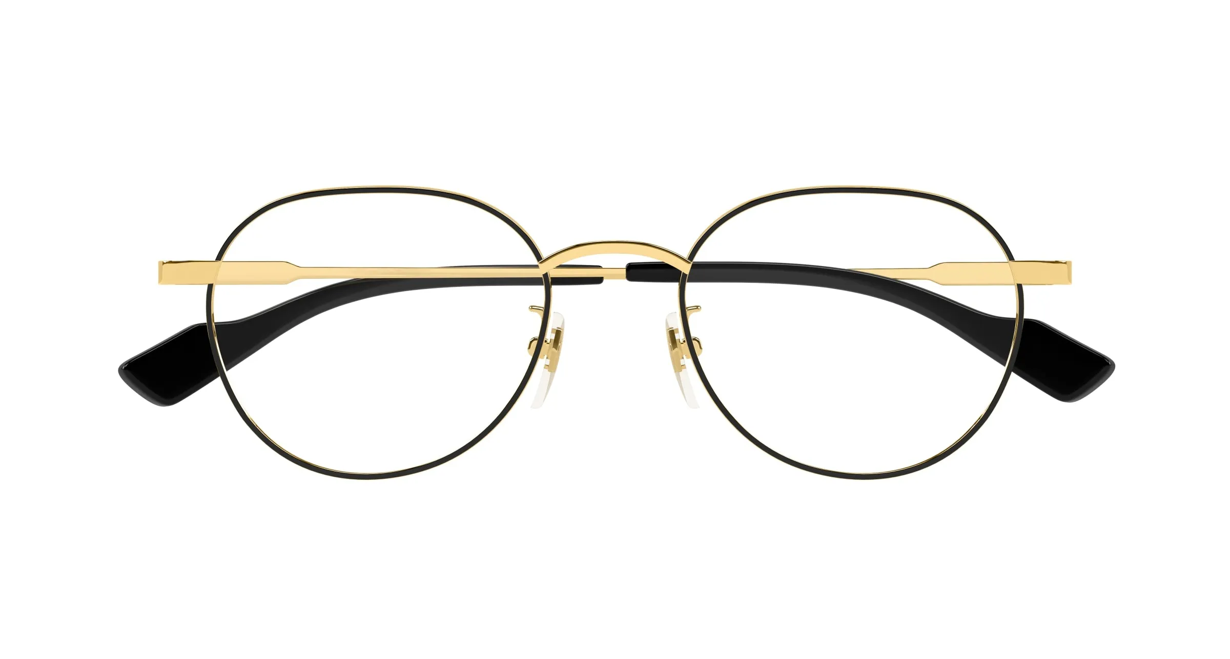 Gucci GG1747OA 001 Montature da vista Metallo Oro Trasparente Rotonda - immagine 2