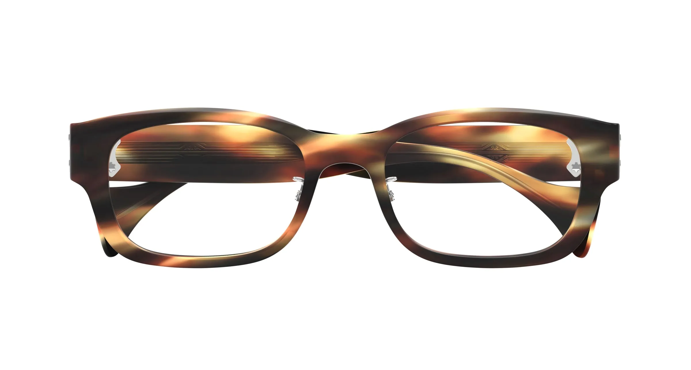 Gucci GG1744OJ 003 Montature da vista Acetato Havana Trasparente Squadrata - immagine 2