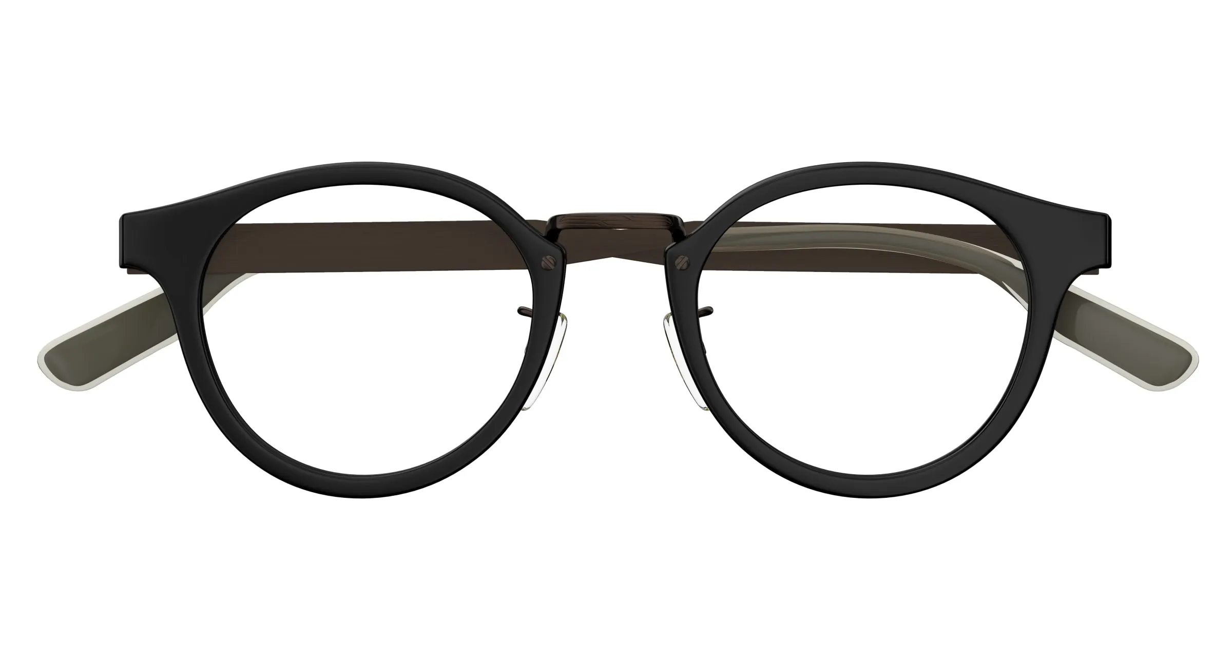 Gucci GG1743OJ 002 Montature da vista Acetato Nero Trasparente Rotonda - immagine 2