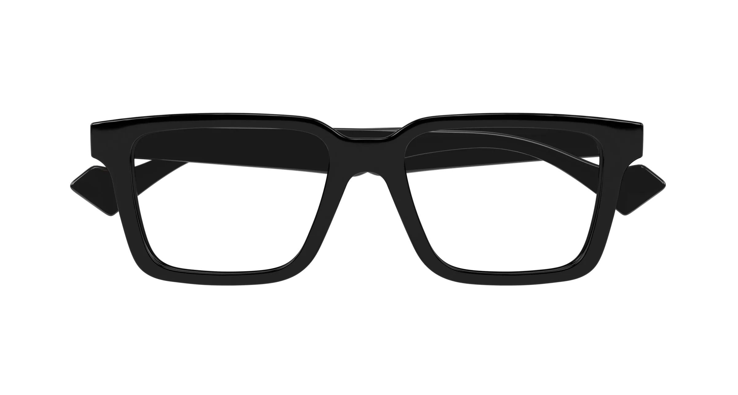 Gucci GG1729O 005 Montature da vista Iniettato Nero Trasparente Squadrata - immagine 2