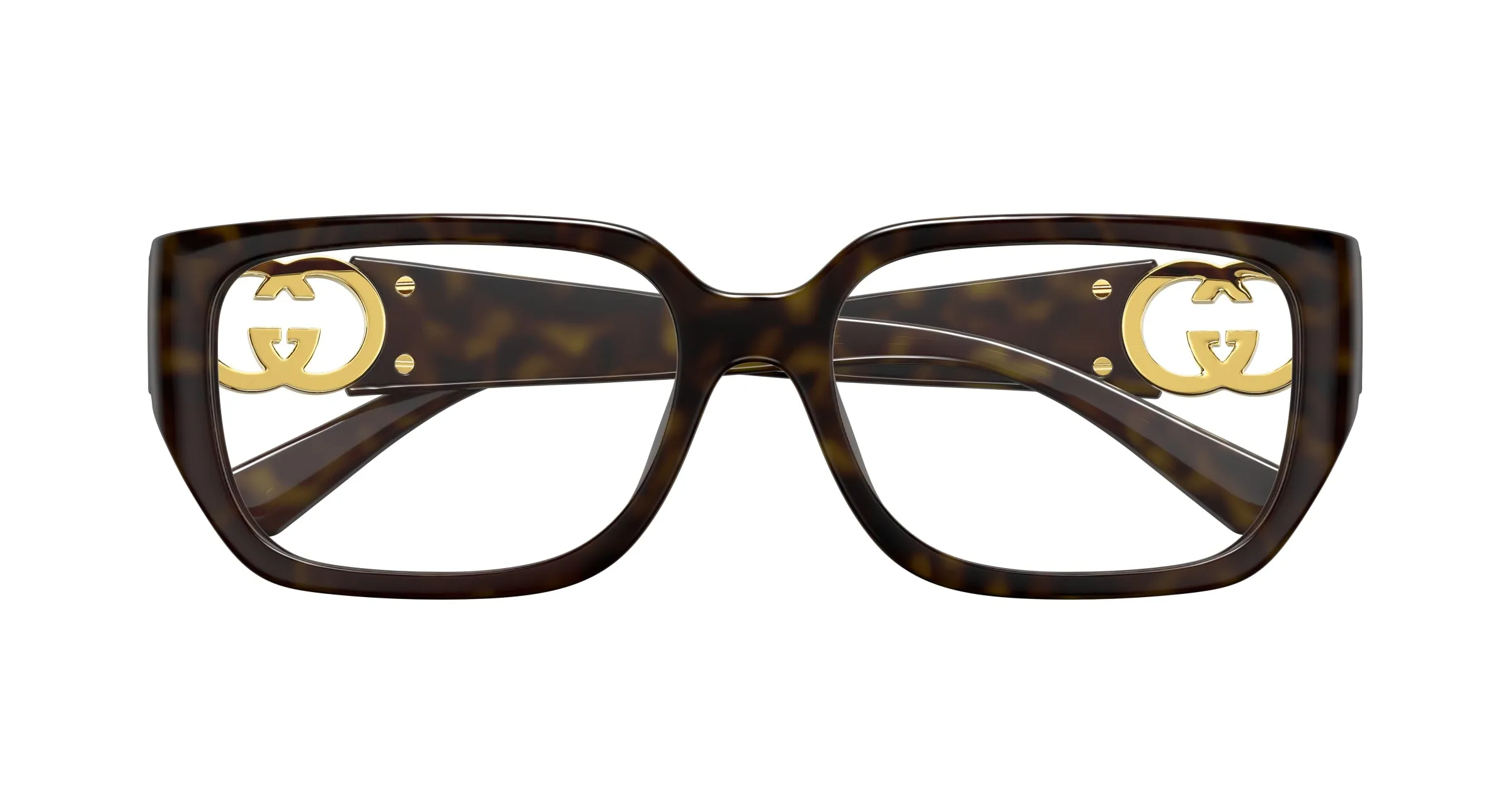 Gucci GG1694OA 002 Montature da vista Iniettato Havana Trasparente Squadrata - immagine 2