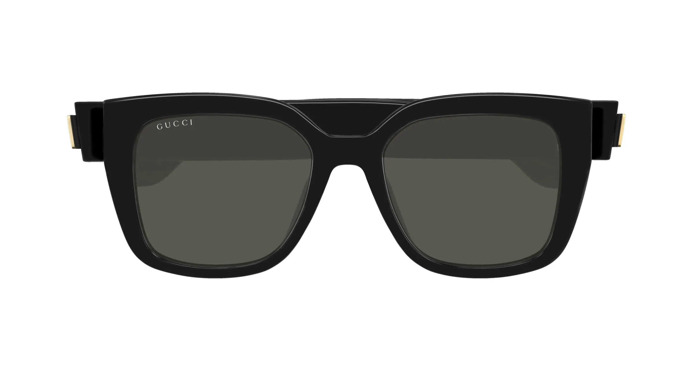 Gucci GG1690SK 001 Occhiali da sole Iniettato Nero Grigio Squadrata - immagine 2
