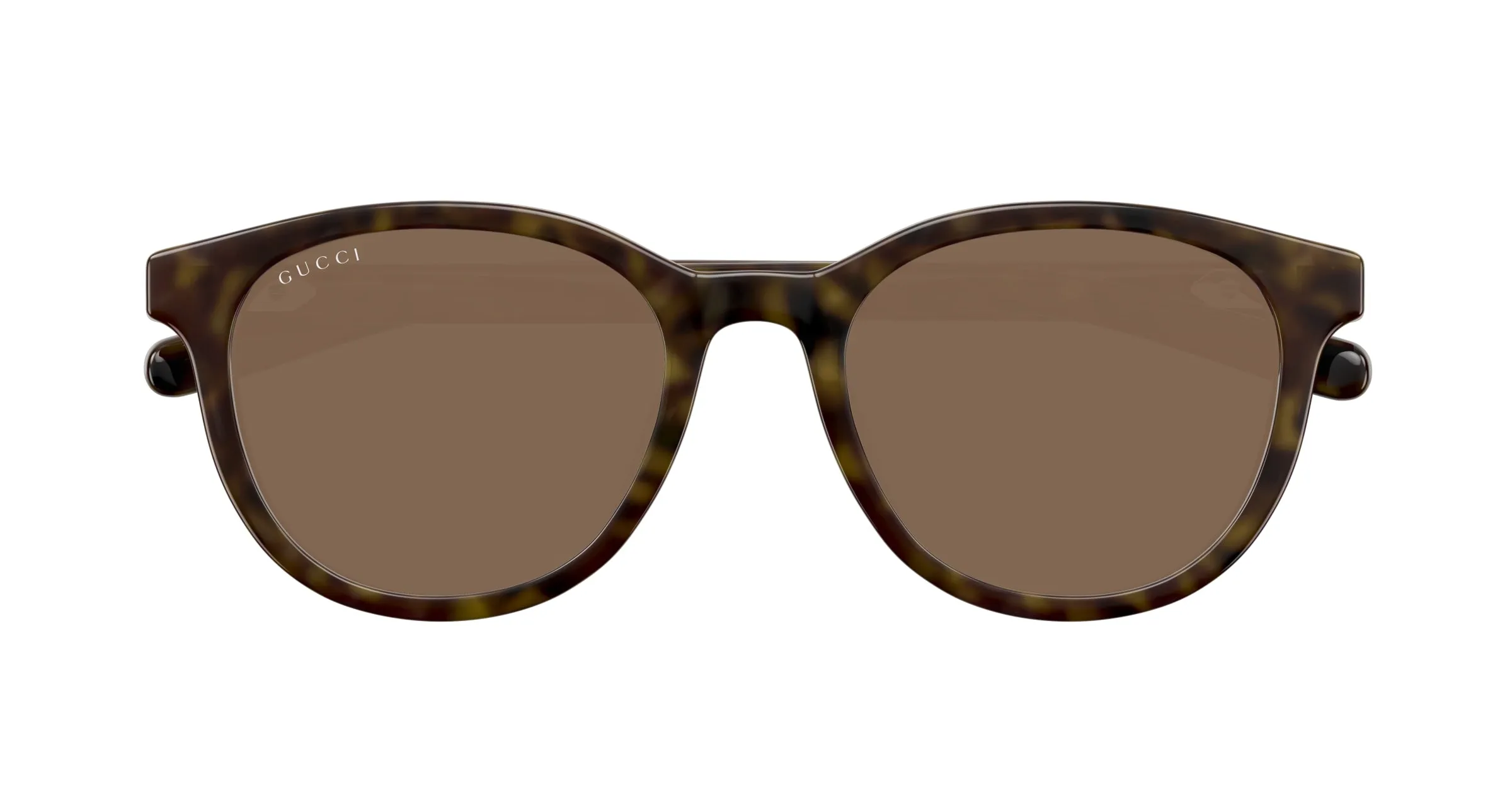 Gucci GG1674SK 002 Occhiali da sole Acetato Havana Marrone Rotonda - immagine 2