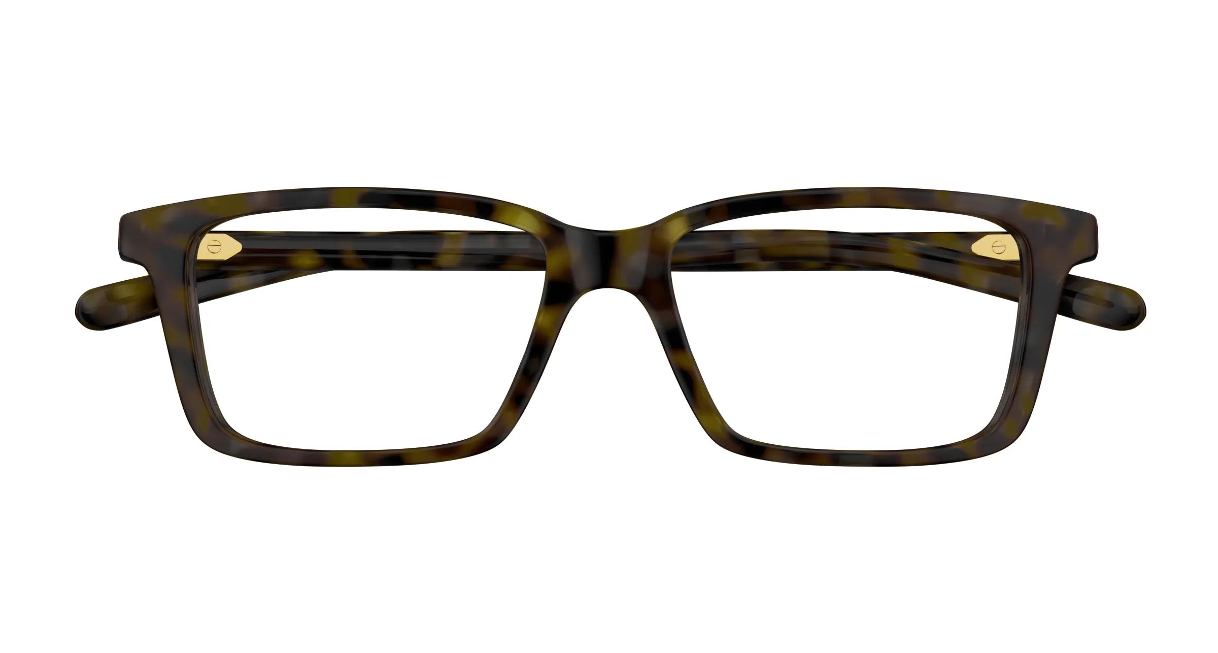 Gucci GG1672O 002 Montature da vista Acetato Havana Trasparente Squadrata - immagine 2