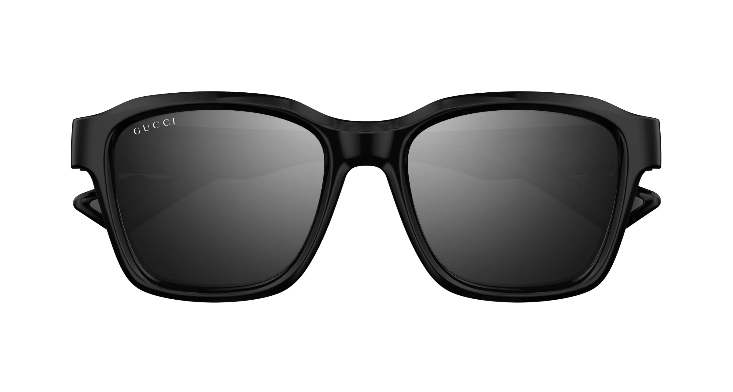 Gucci GG1640SA 001 Occhiali da sole Iniettato Nero Grigio Squadrata - immagine 2