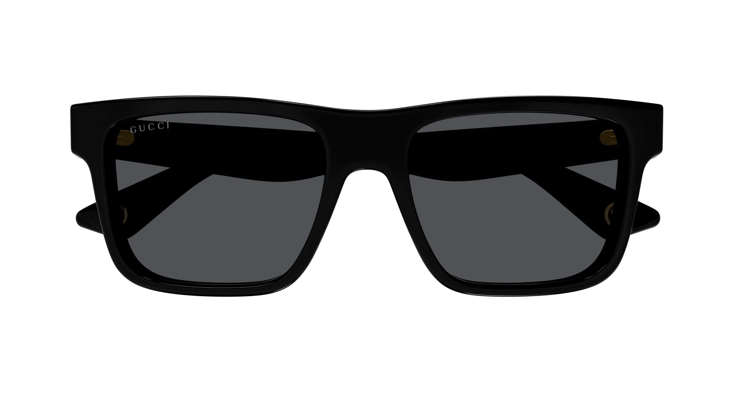 Gucci GG1618S 001 Occhiali da sole Acetato Nero Grigio Squadrata - immagine 2