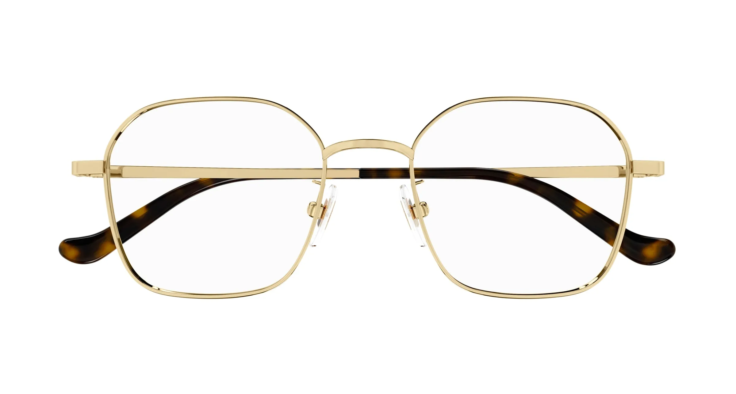 Gucci GG1611OA 001 Montature da vista Metallo Oro Trasparente Rotonda - immagine 2