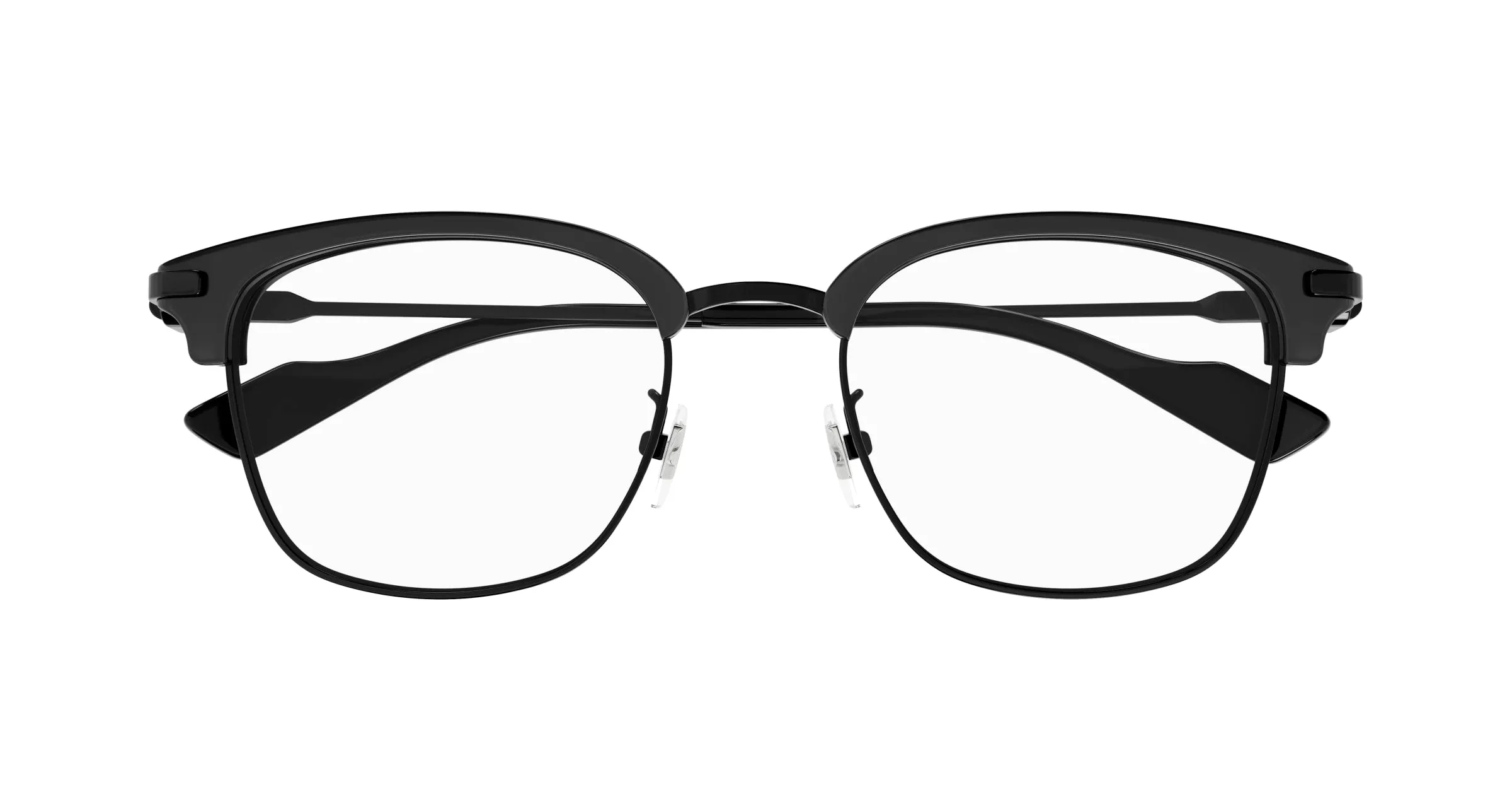 Gucci GG1606OK 001 Montature da vista Titanio Nero Trasparente Rotonda - immagine 2