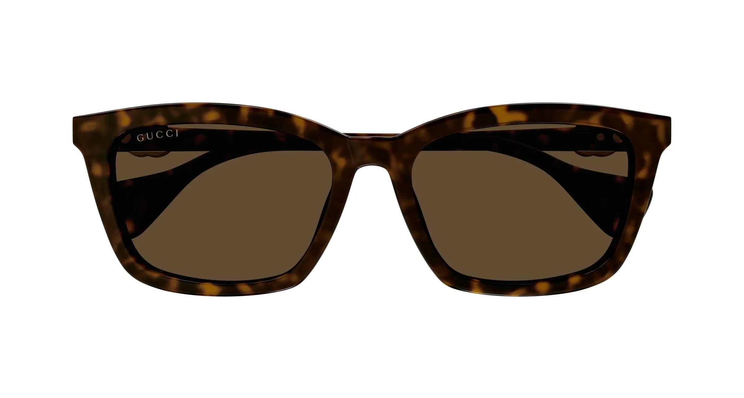 Gucci GG1596SK 003 Occhiali da sole Acetato Havana Marrone Squadrata - immagine 2