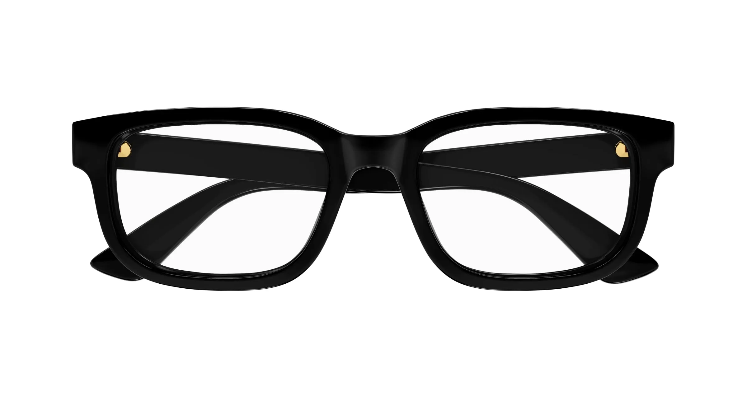 Gucci GG1584O 001 Montature da vista Iniettato Nero Trasparente Rotonda - immagine 2