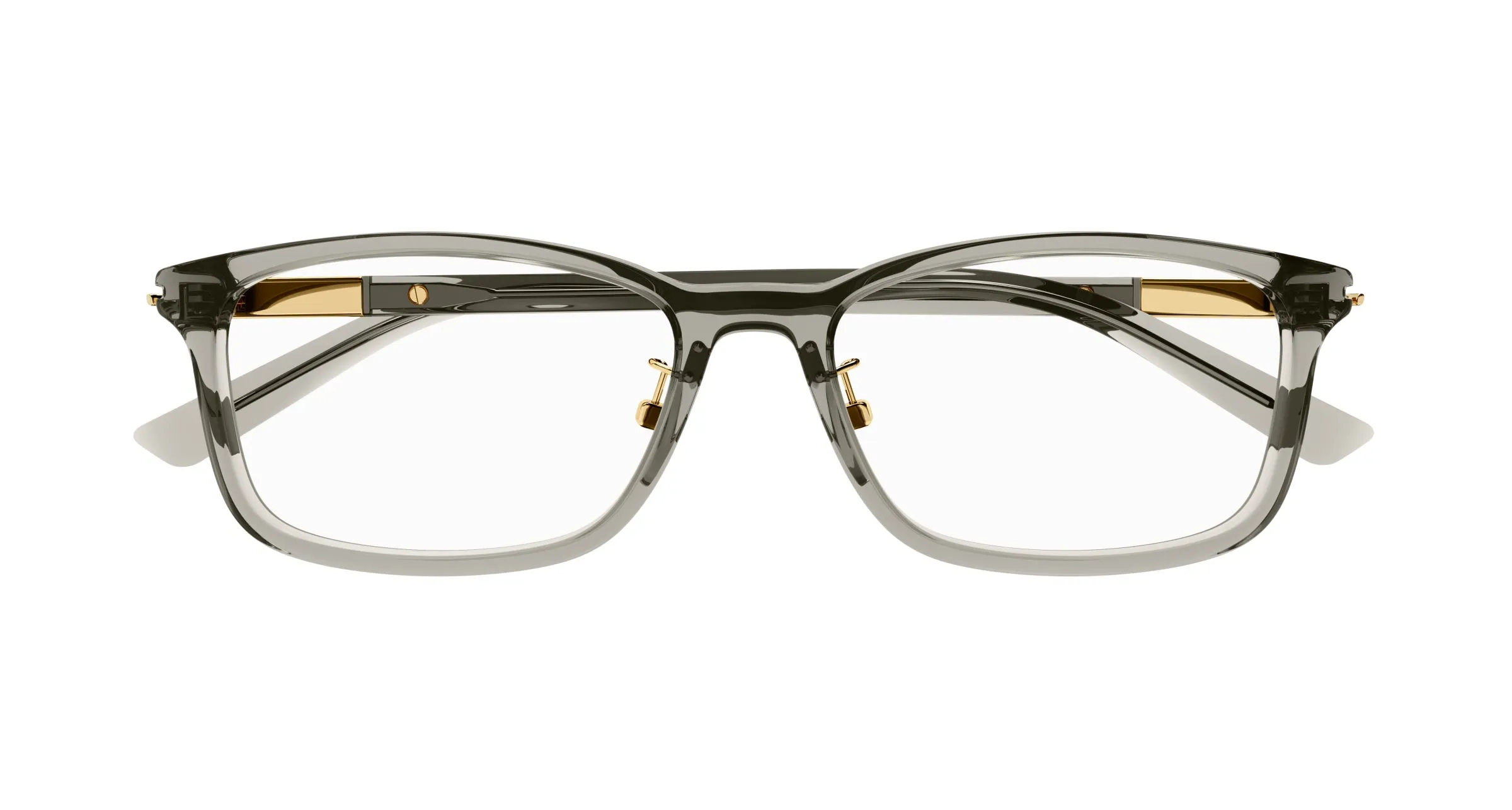 Gucci GG1506OJ 004 Montature da vista Acetato Marrone Trasparente Squadrata - immagine 2