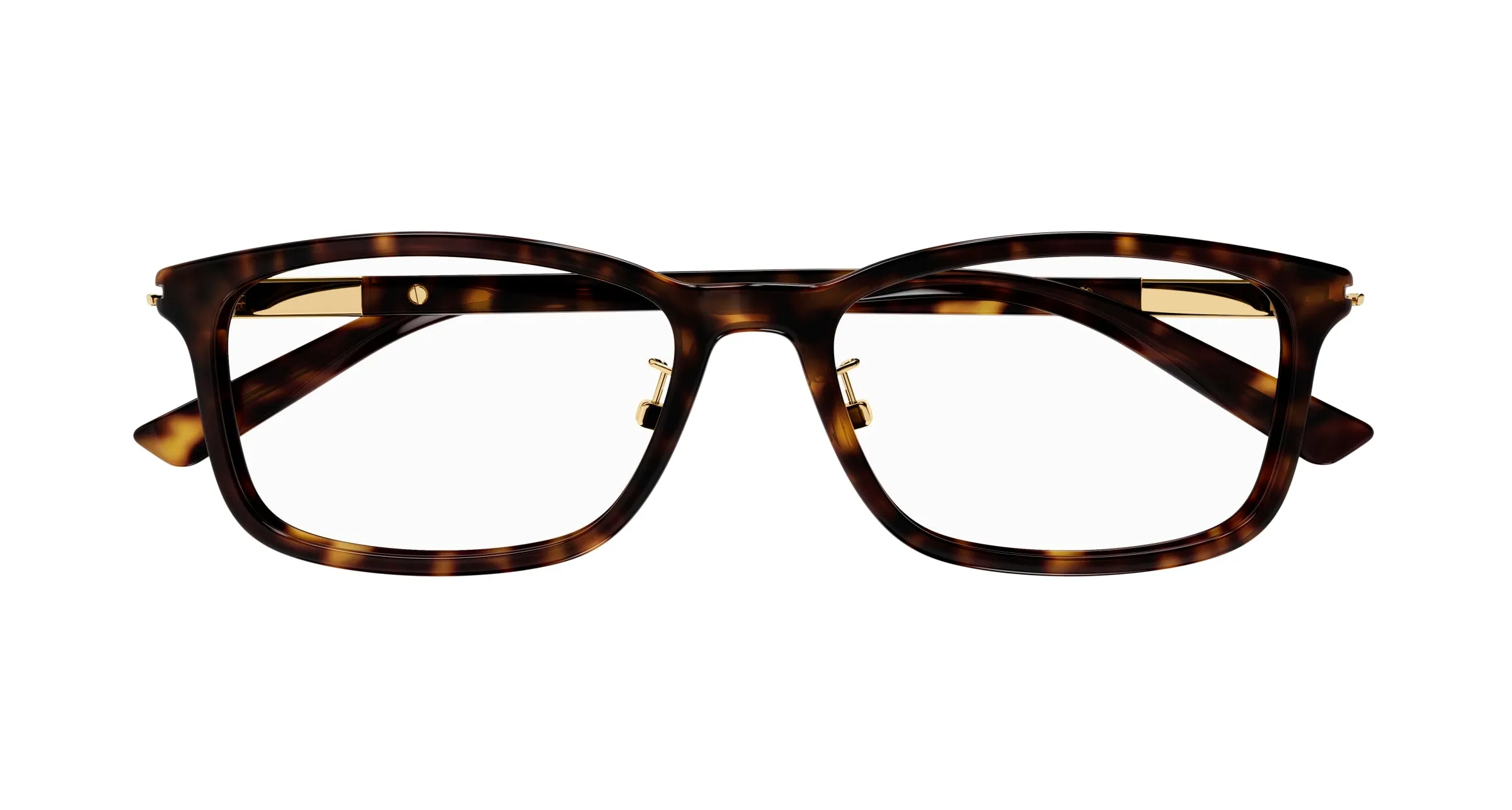 Gucci GG1506OJ 002 Montature da vista Acetato Havana Trasparente Squadrata - immagine 2