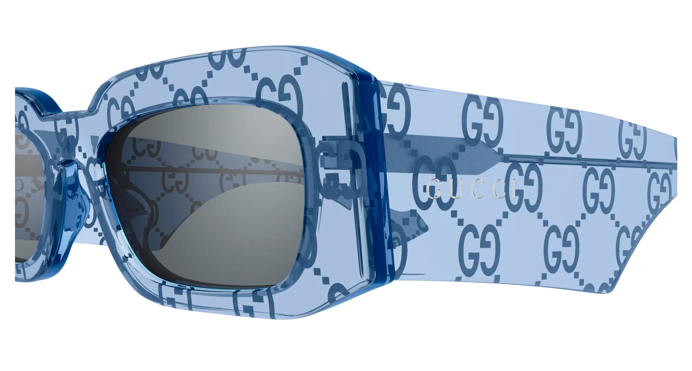 Gucci GG1426S 006 Occhiali da sole Acetato Squadrata - immagine 3
