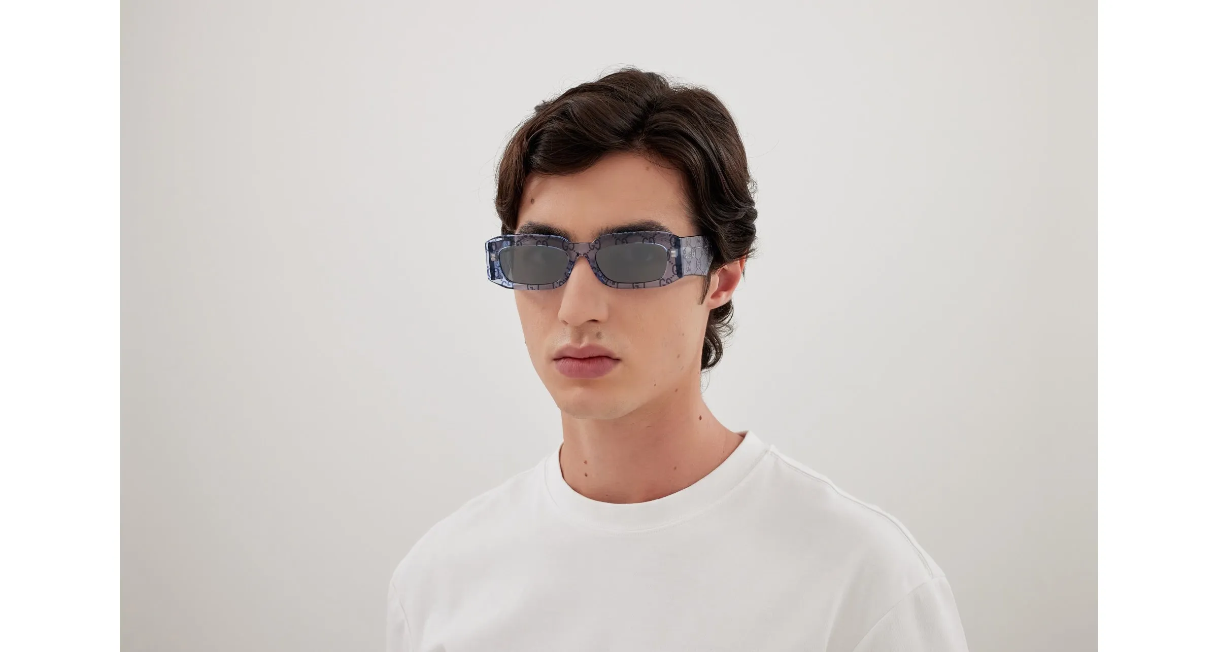 Gucci GG1426S 006 Occhiali da sole Acetato Squadrata - immagine 4