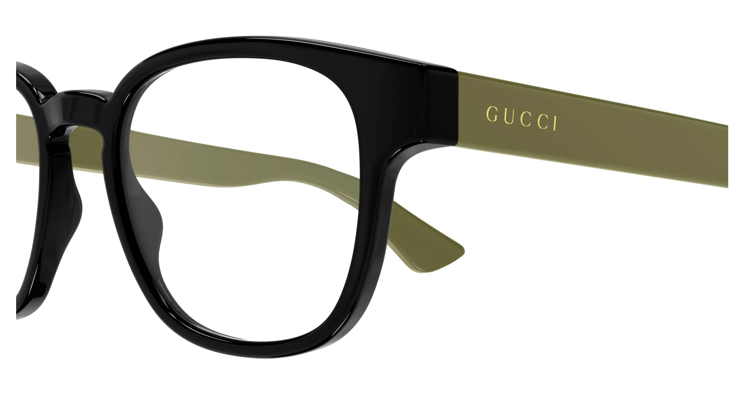 Gucci GG1343O 007 Montature da vista Iniettato Nero Trasparente Rotonda - immagine 3