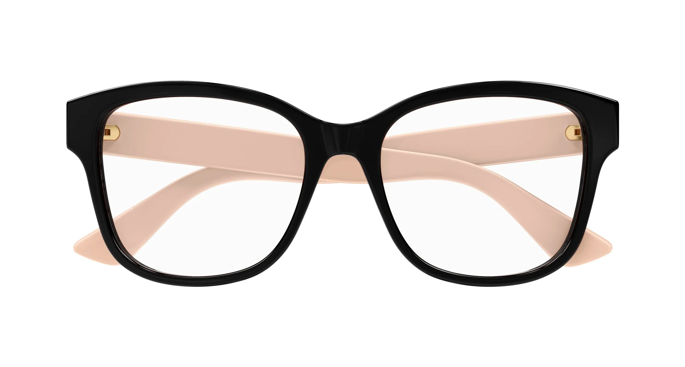 Gucci GG1340O 007 Montature da vista Iniettato Nero Trasparente Squadrata - immagine 2