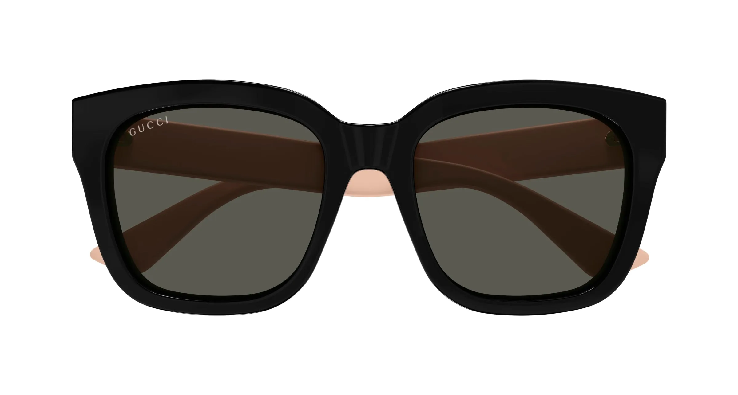 Gucci GG1338S 006 Occhiali da sole Iniettato Nero Grigio Cat Eye - immagine 2