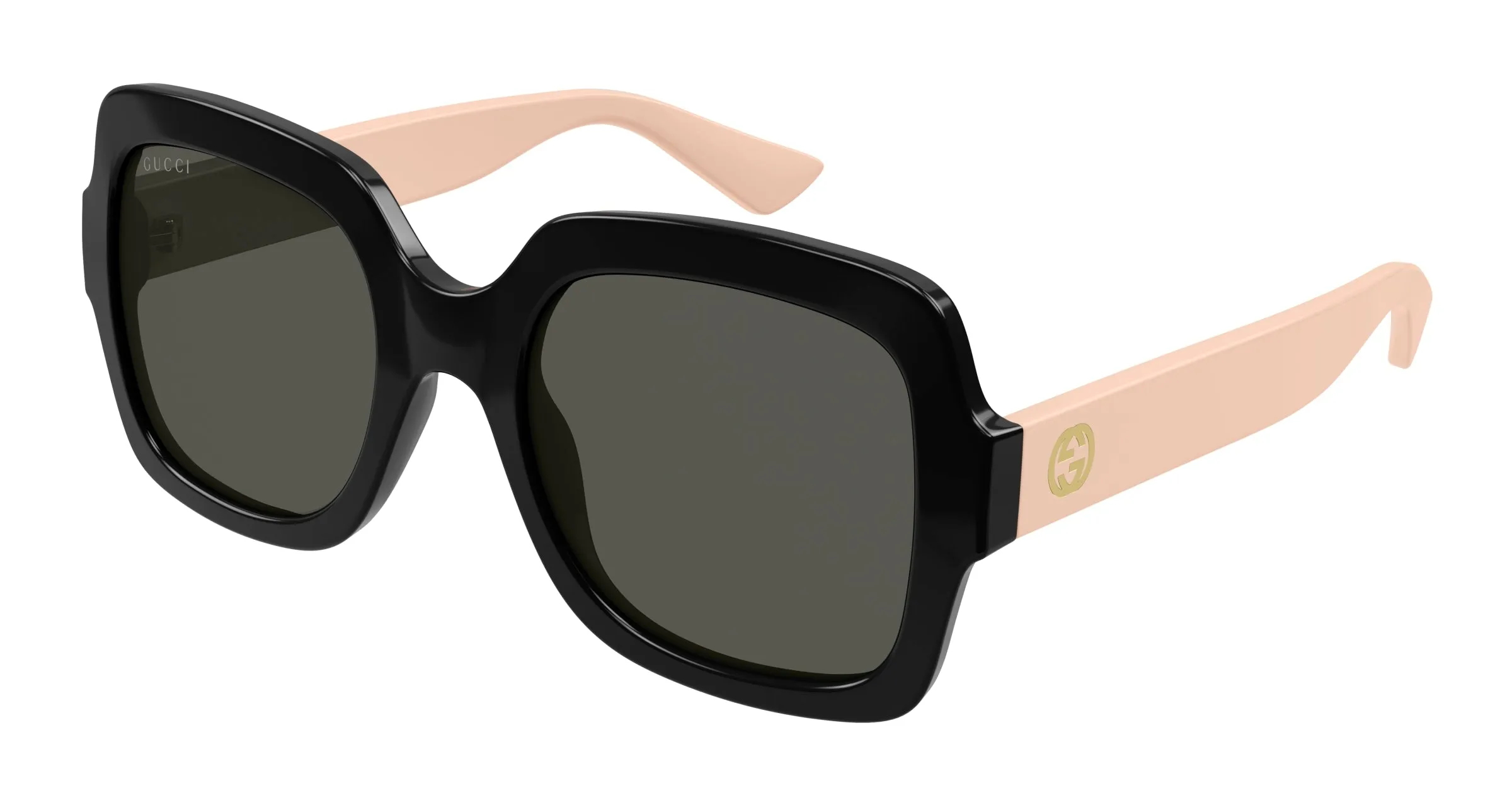 Gucci GG1337S 008 Occhiali da sole Iniettato Nero Grigio Squadrata - immagine 1