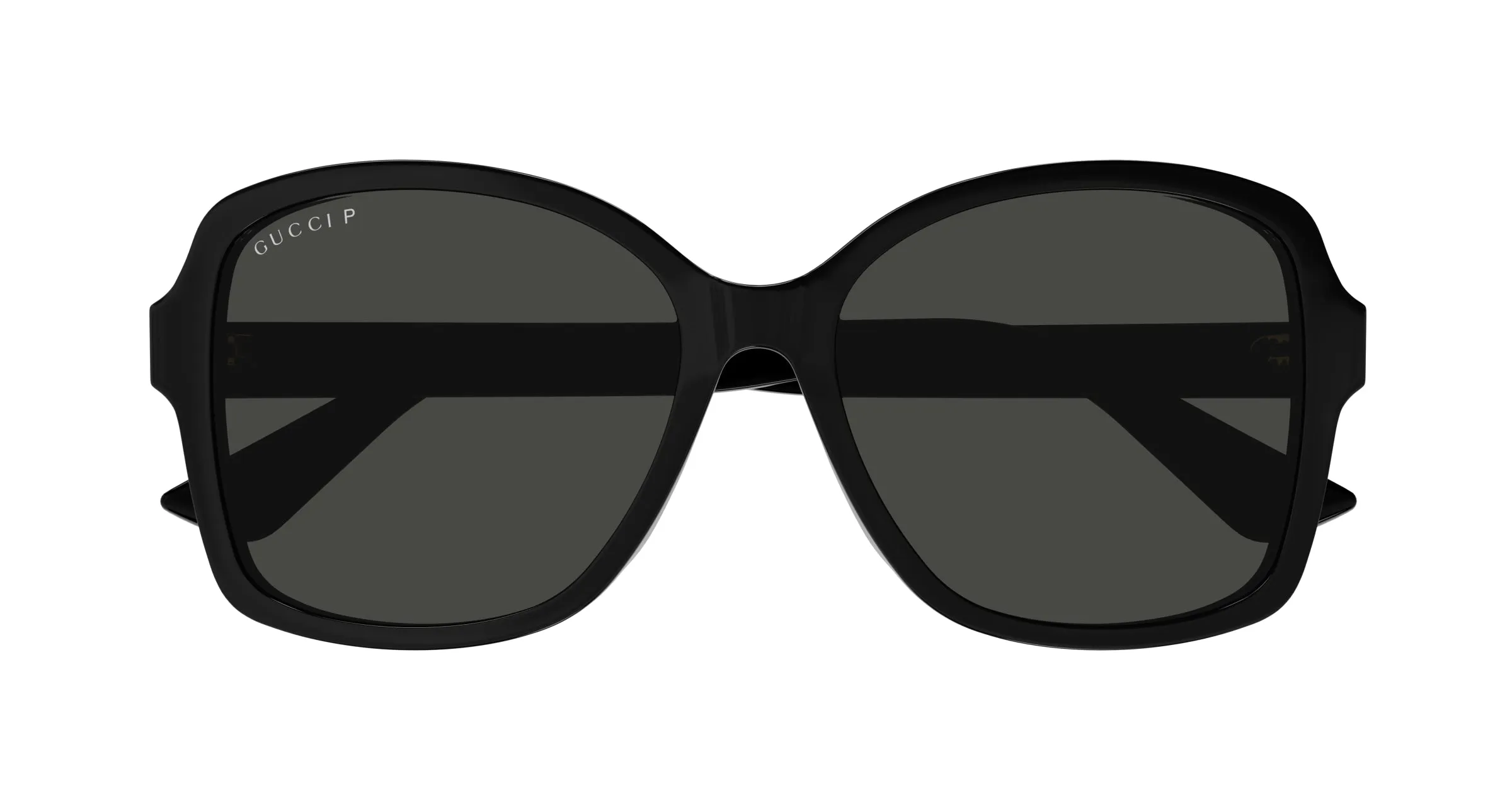 Gucci GG0765SA 005 Occhiali da sole Iniettato Nero Grigio Squadrata - immagine 2