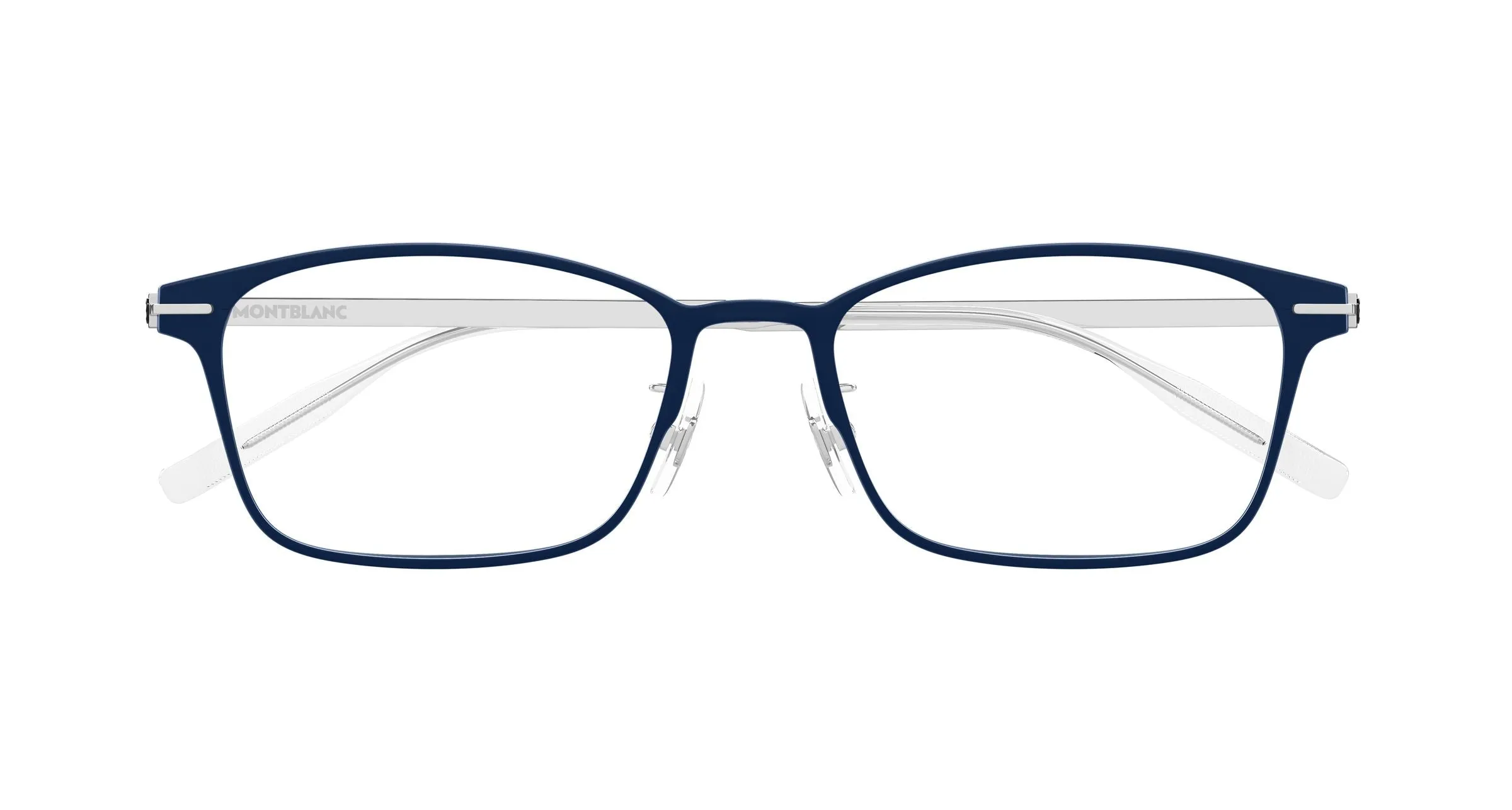 Montblanc MB0449OJ 003 Montature da vista Blu Trasparente Squadrata - immagine 2