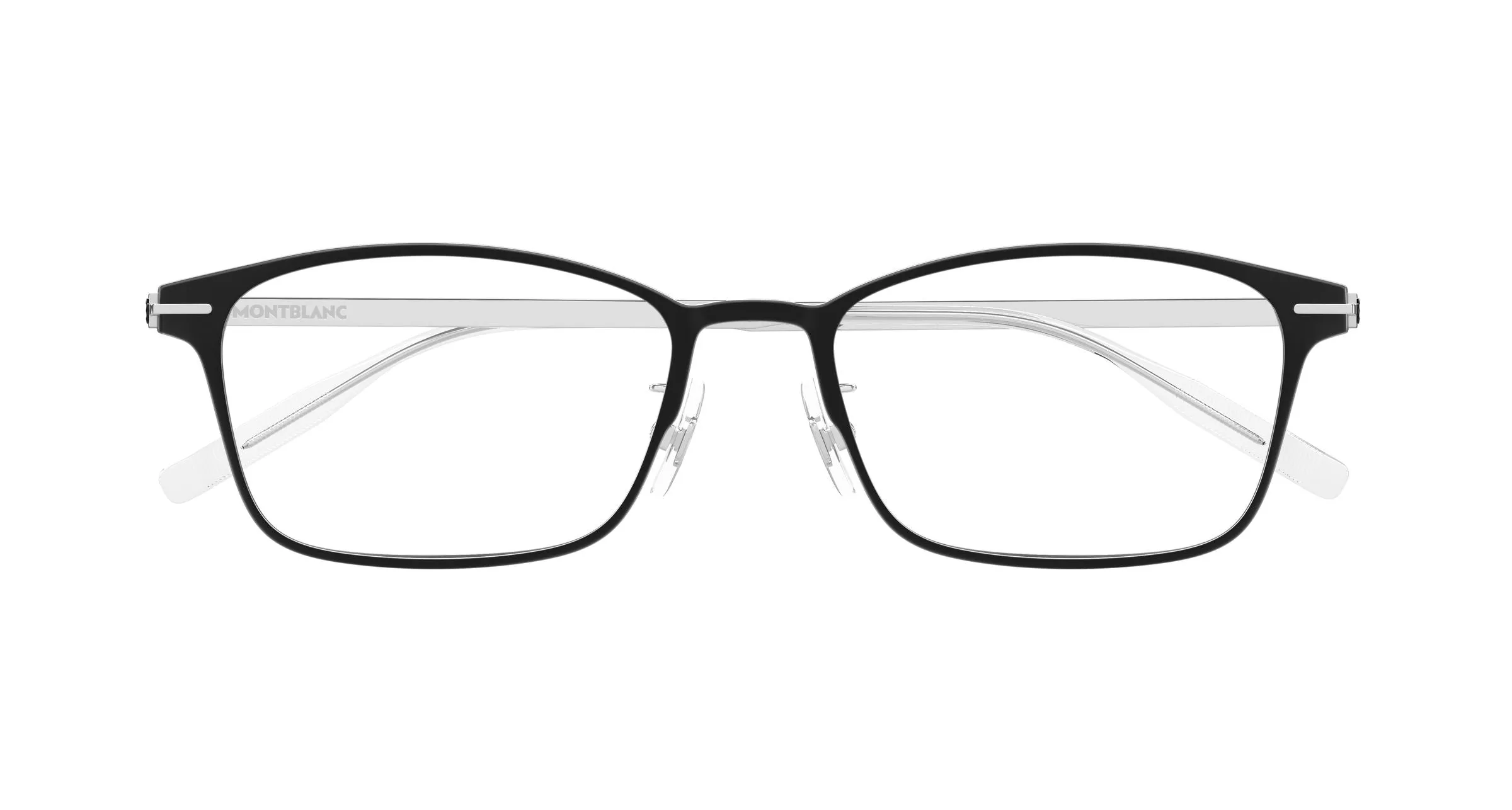 Montblanc MB0449OJ 002 Montature da vista Nero Trasparente Squadrata - immagine 2