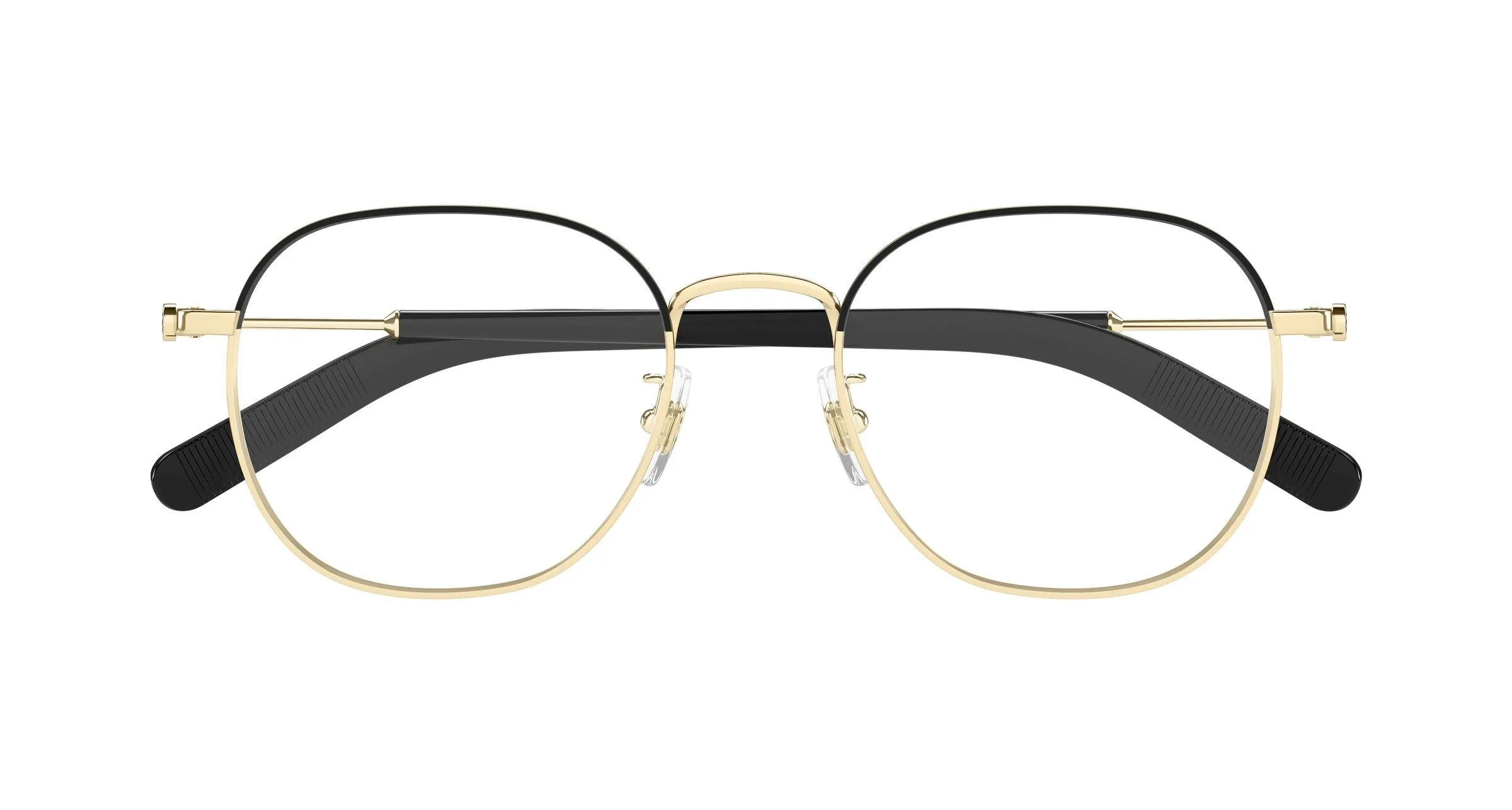 Montblanc MB0425OA 003 Montature da vista Metallo Oro Trasparente Squadrata - immagine 2