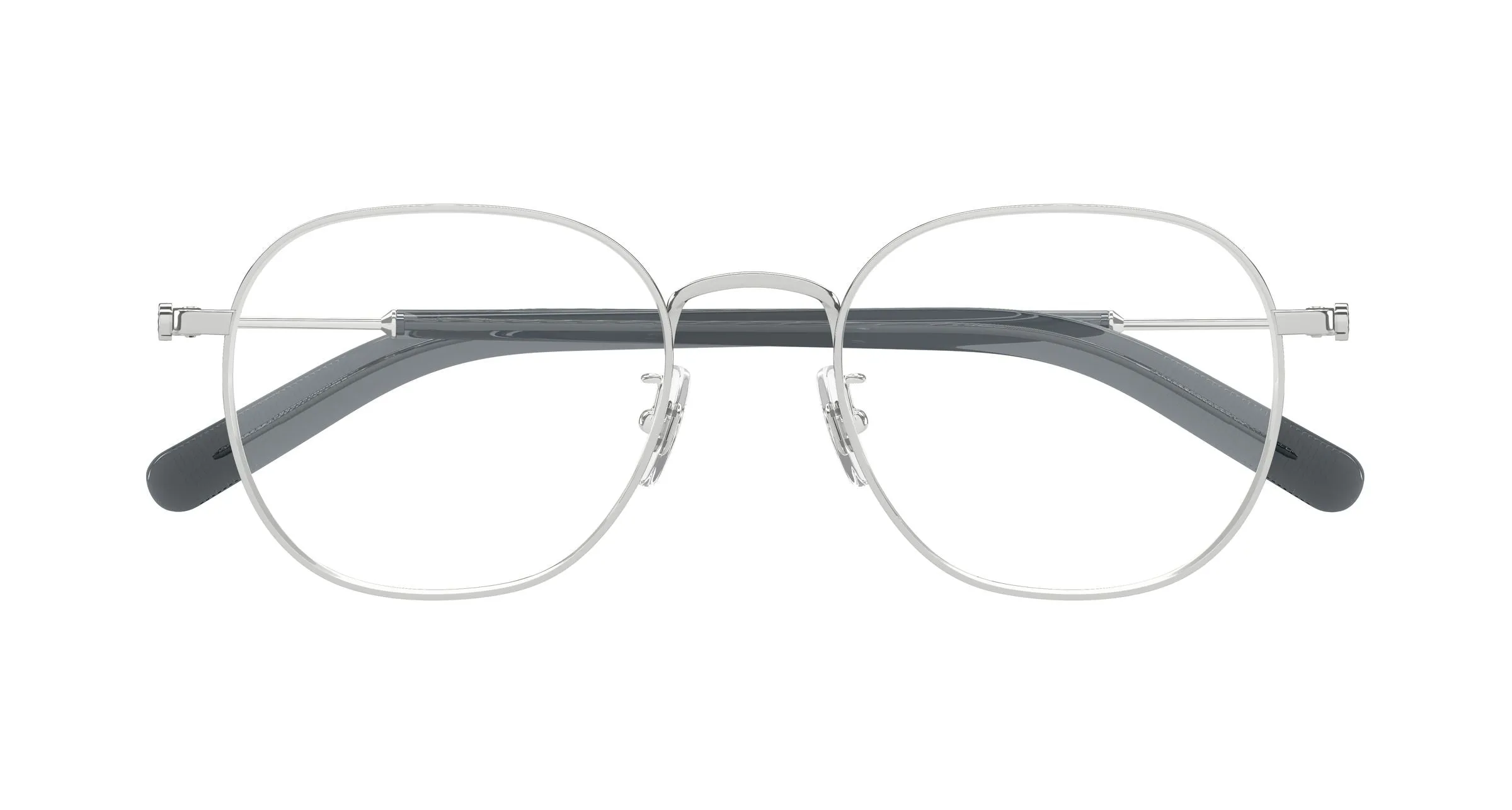 Montblanc MB0425OA 002 Montature da vista Metallo Rutenio Trasparente Squadrata - immagine 2
