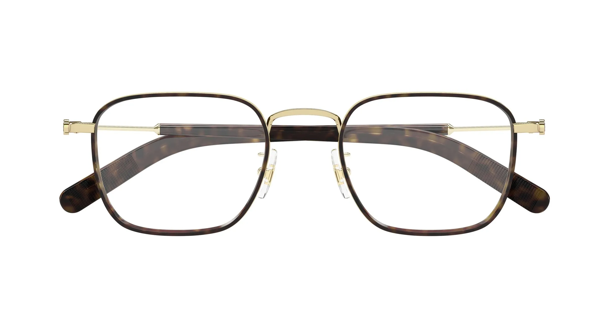 Montblanc MB0424O 003 Montature da vista Metallo Oro Trasparente Squadrata - immagine 2