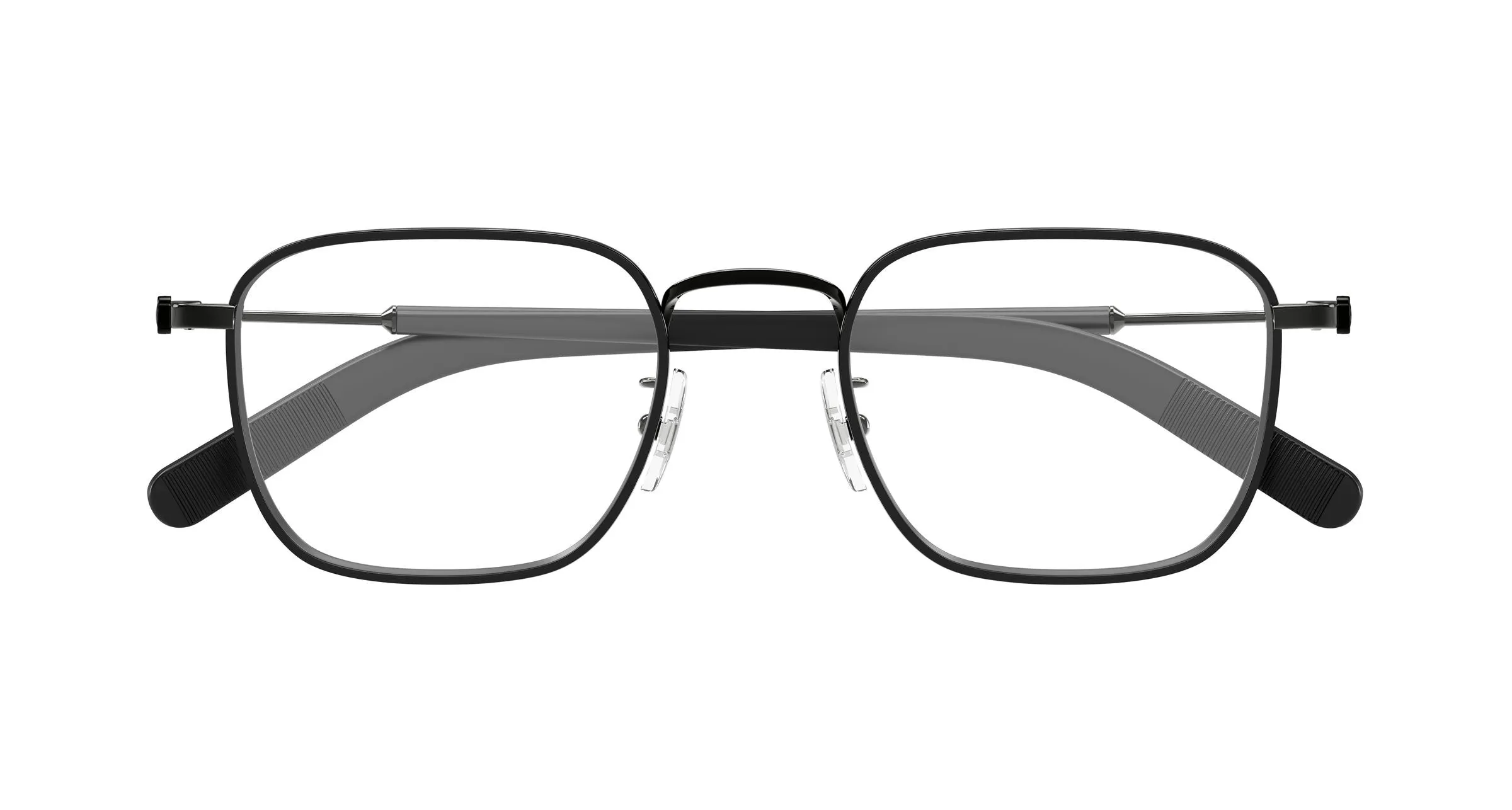 Montblanc MB0424O 002 Montature da vista Metallo Nero Trasparente Squadrata - immagine 2