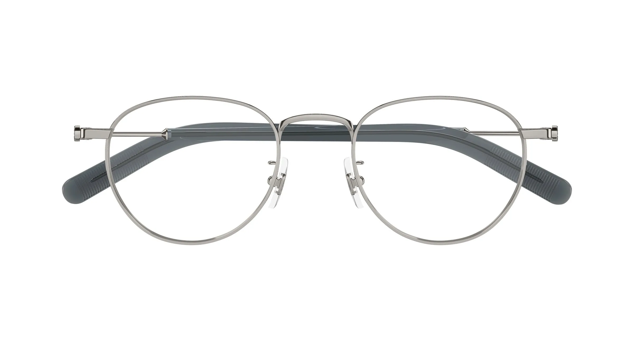 Montblanc MB0423O 002 Montature da vista Metallo Rutenio Trasparente Rotonda - immagine 2