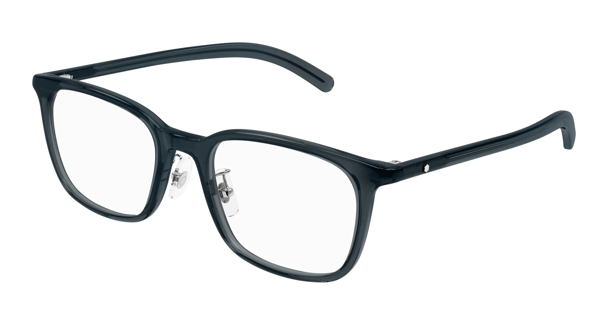 Montblanc MB0418OJ 002 Montature da vista Grigio Trasparente Squadrata - immagine 1