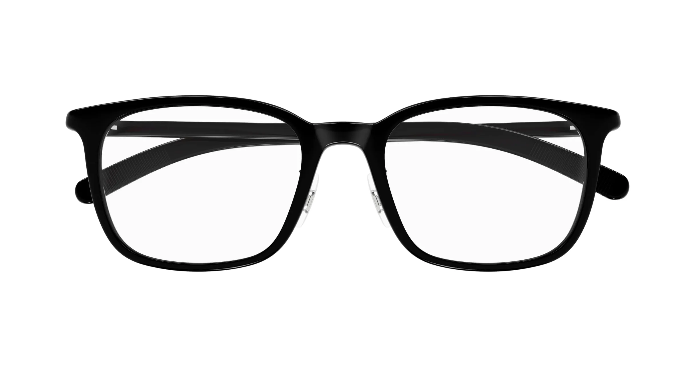 Montblanc MB0418OJ 001 Montature da vista Nero Trasparente Squadrata - immagine 2
