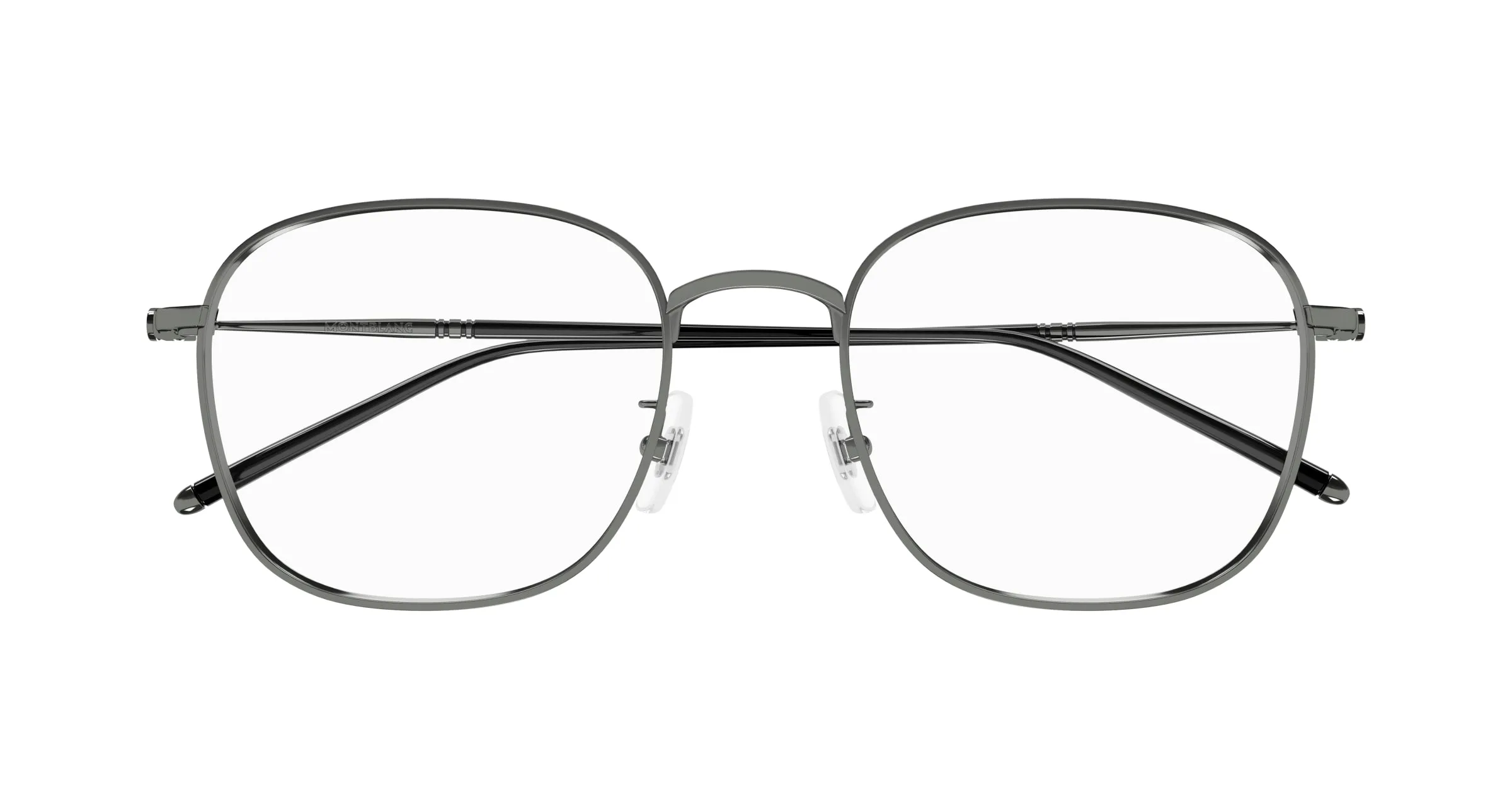 Montblanc MB0415OA 001 Montature da vista Titanio Rutenio Trasparente Squadrata - immagine 2