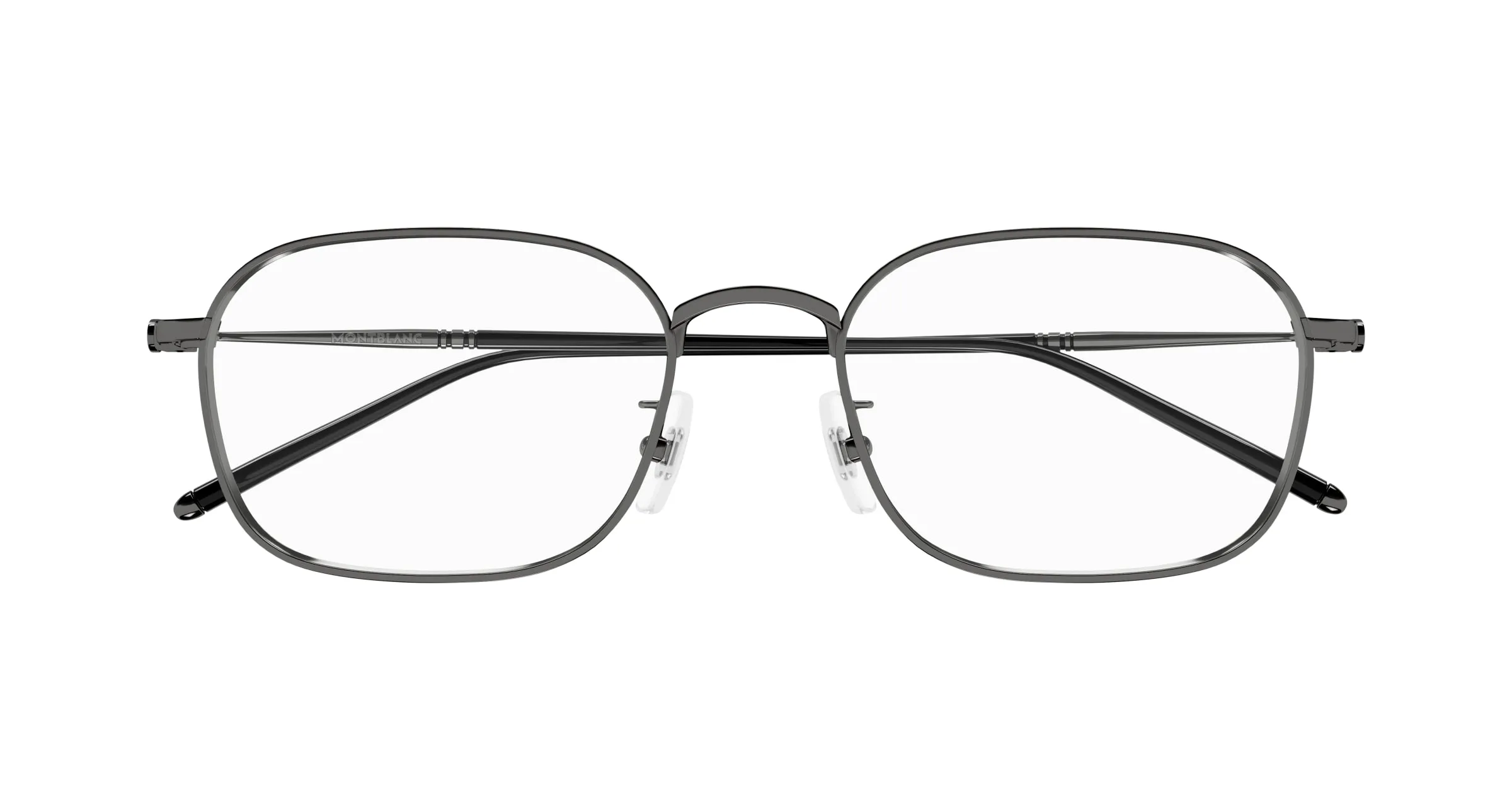 Montblanc MB0414OA 001 Montature da vista Titanio Rutenio Trasparente Squadrata - immagine 2