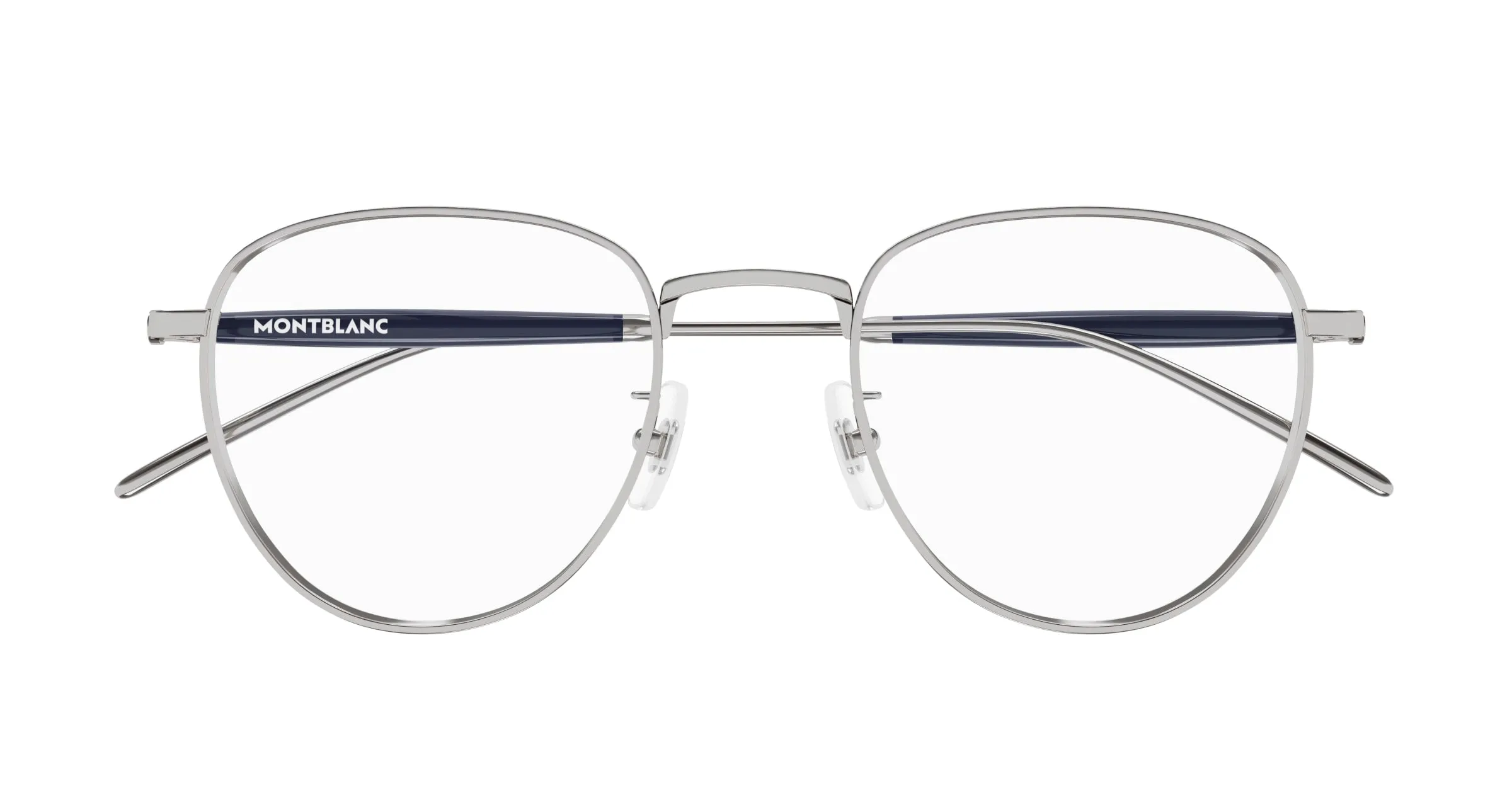 Montblanc MB0410O 004 Montature da vista Metallo Rutenio Trasparente Farfalla - immagine 2
