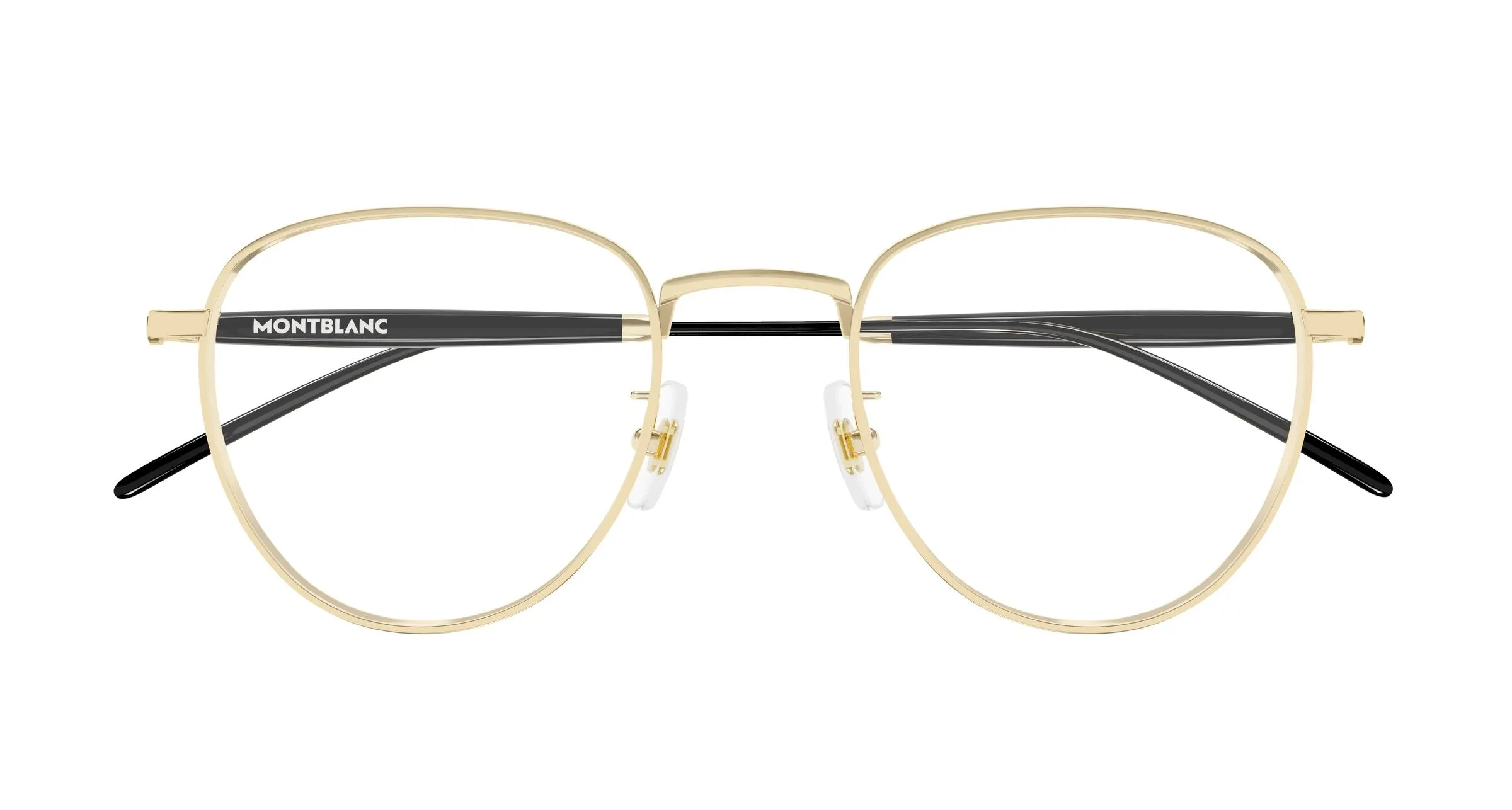 Montblanc MB0410O 001 Montature da vista Metallo Oro Trasparente Farfalla - immagine 2