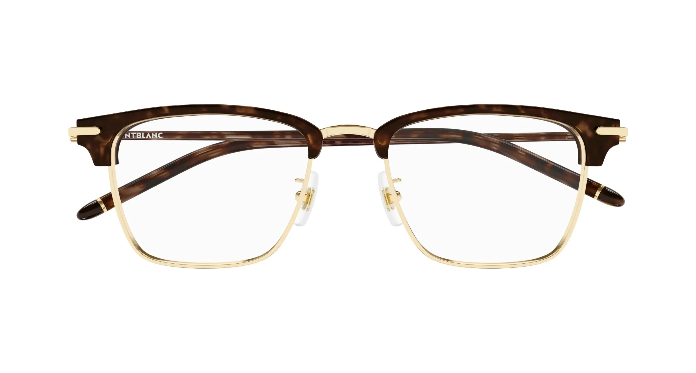 Montblanc MB0409O 003 Montature da vista Metallo Oro Trasparente Squadrata - immagine 2