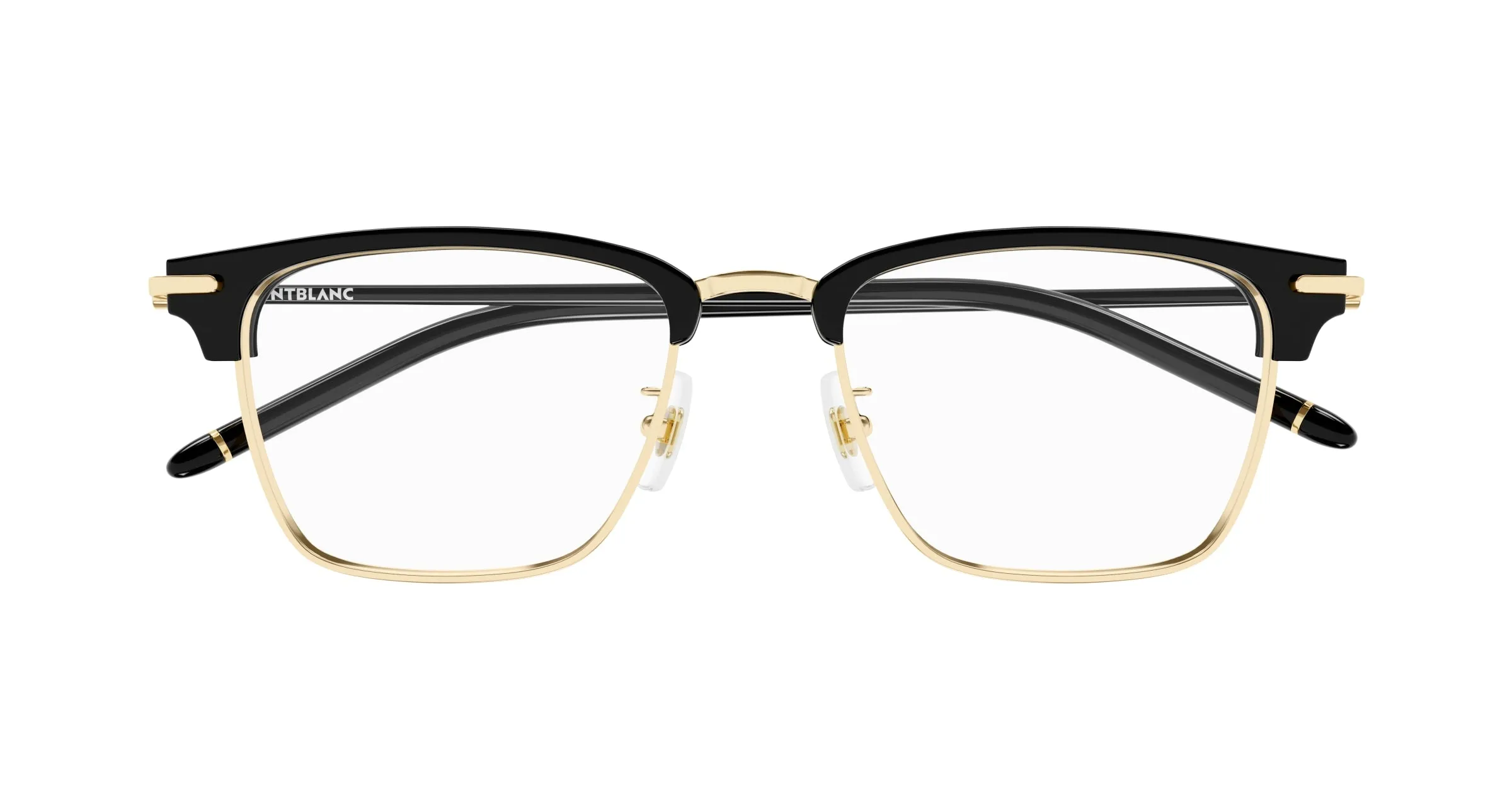 Montblanc MB0409O 002 Montature da vista Metallo Oro Trasparente Squadrata - immagine 2