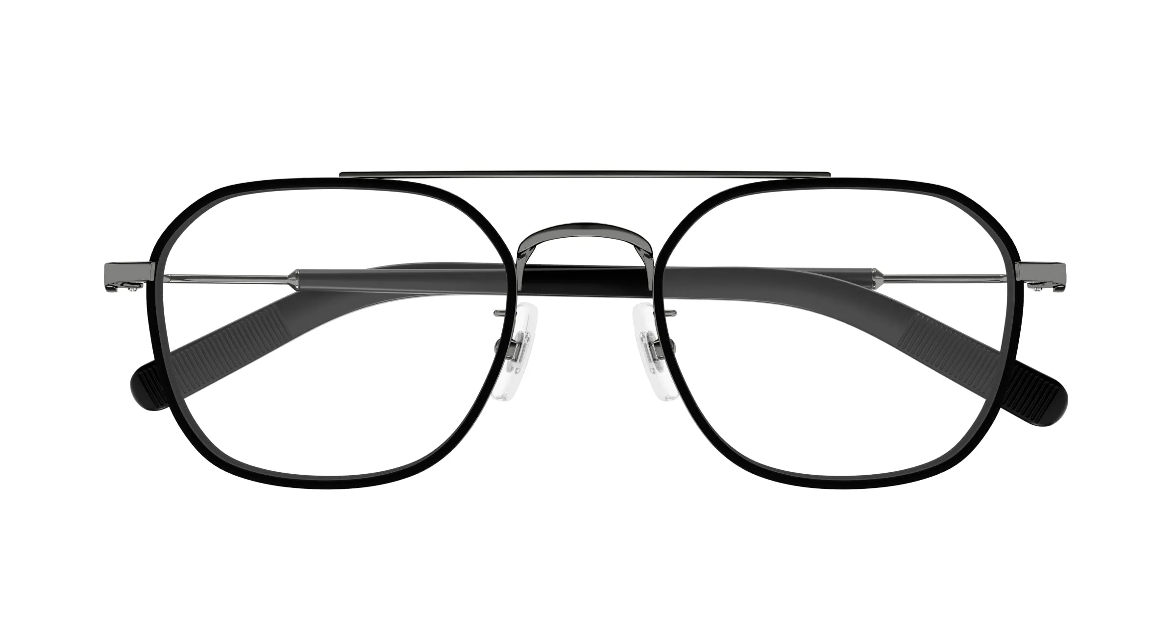 Montblanc MB0391OA 002 Montature da vista Metallo Rutenio Trasparente Geometrica - immagine 2