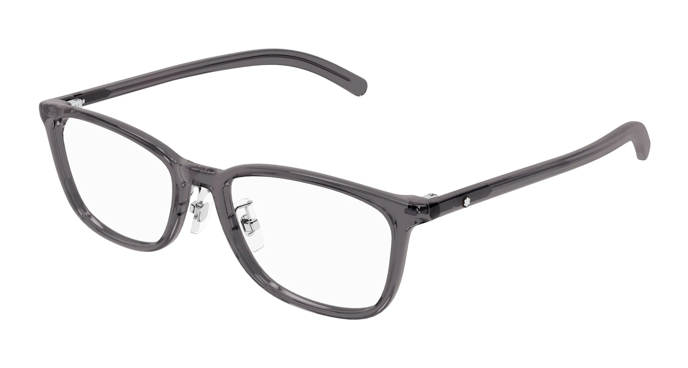 Montblanc MB0376OJ 003 Montature da vista Grigio Trasparente Squadrata - immagine 1