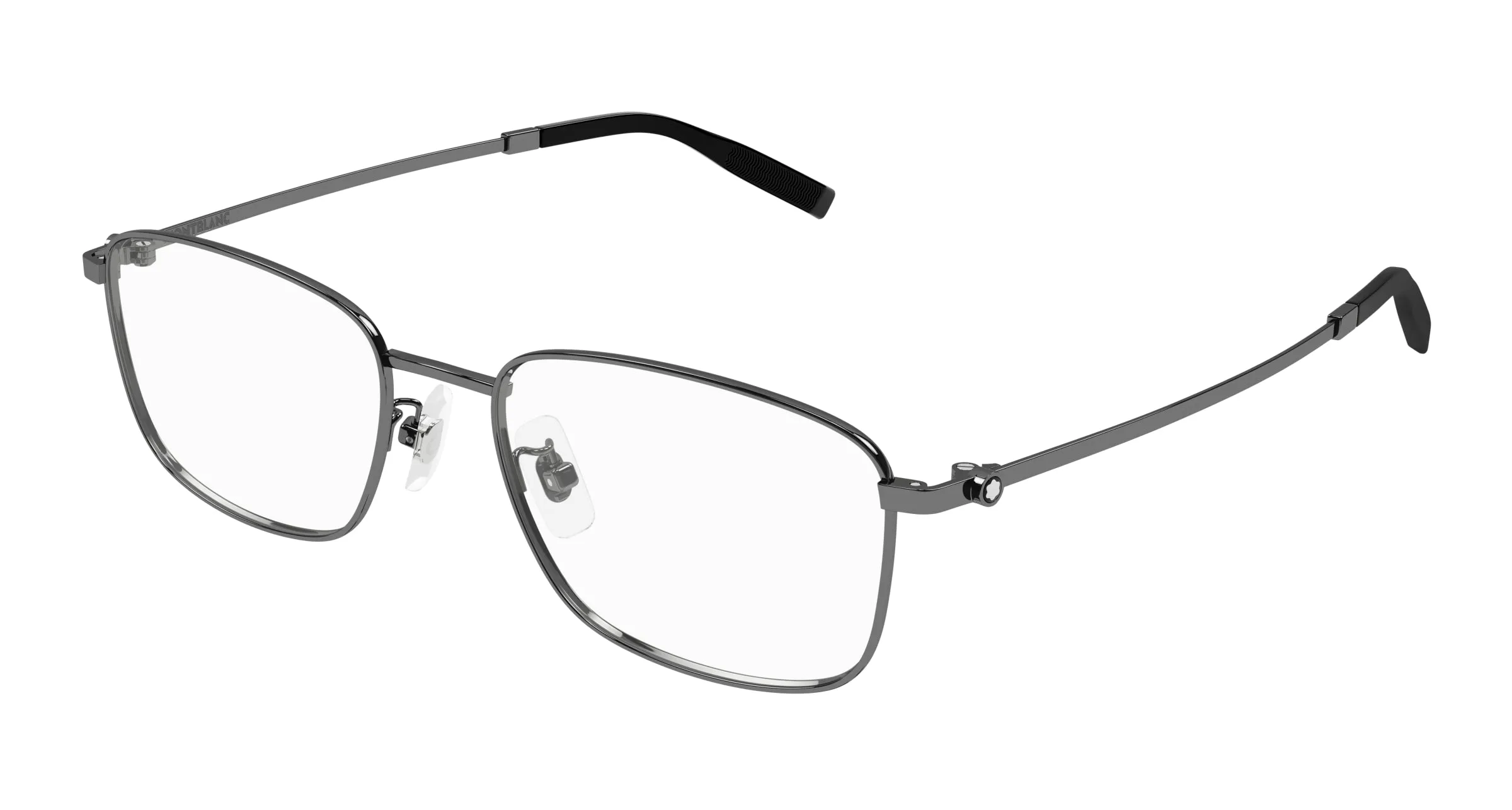 Montblanc MB0373OA 003 Montature da vista Titanio Rutenio Trasparente Squadrata - immagine 1