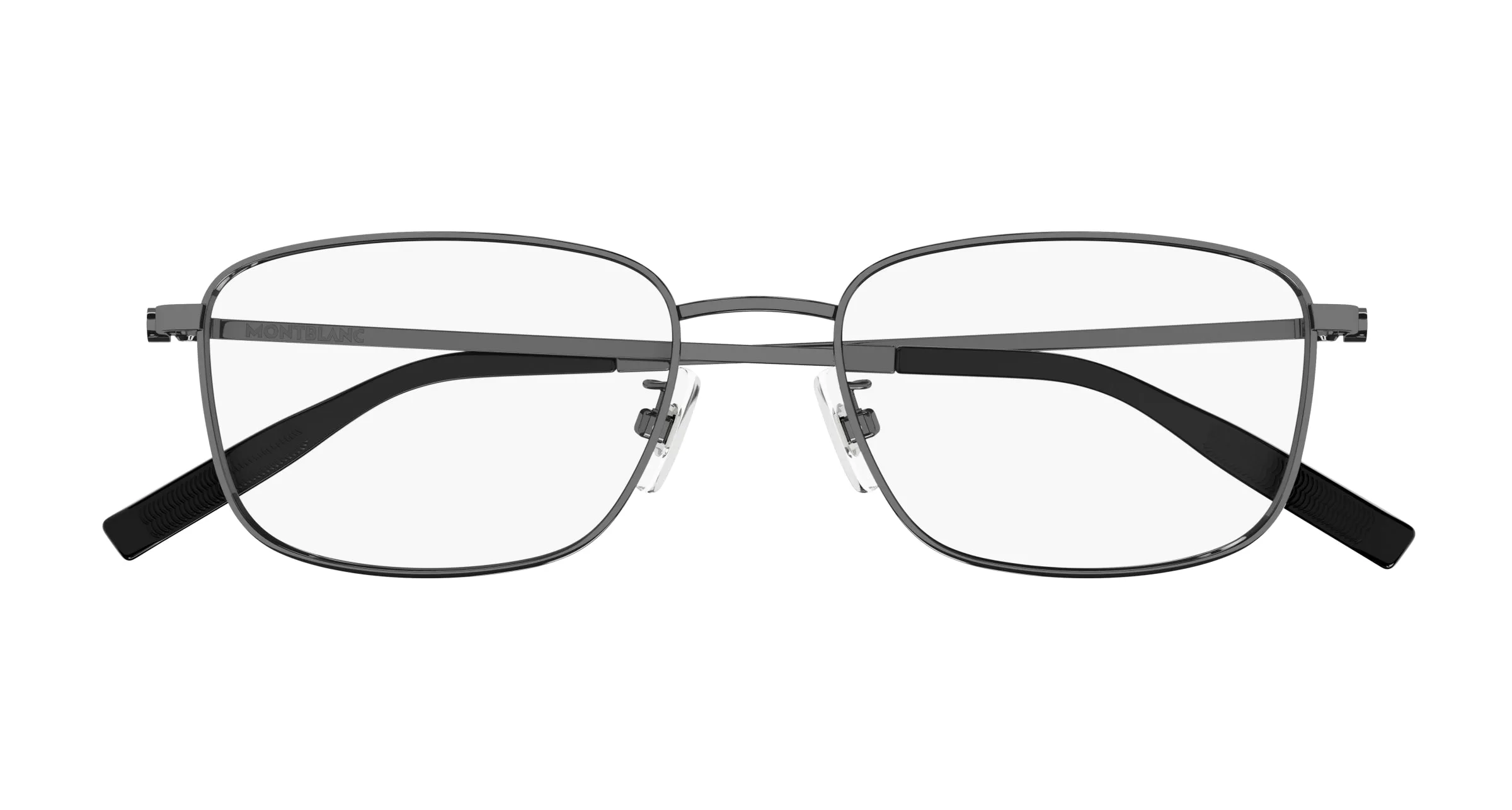 Montblanc MB0373OA 003 Montature da vista Titanio Rutenio Trasparente Squadrata - immagine 2