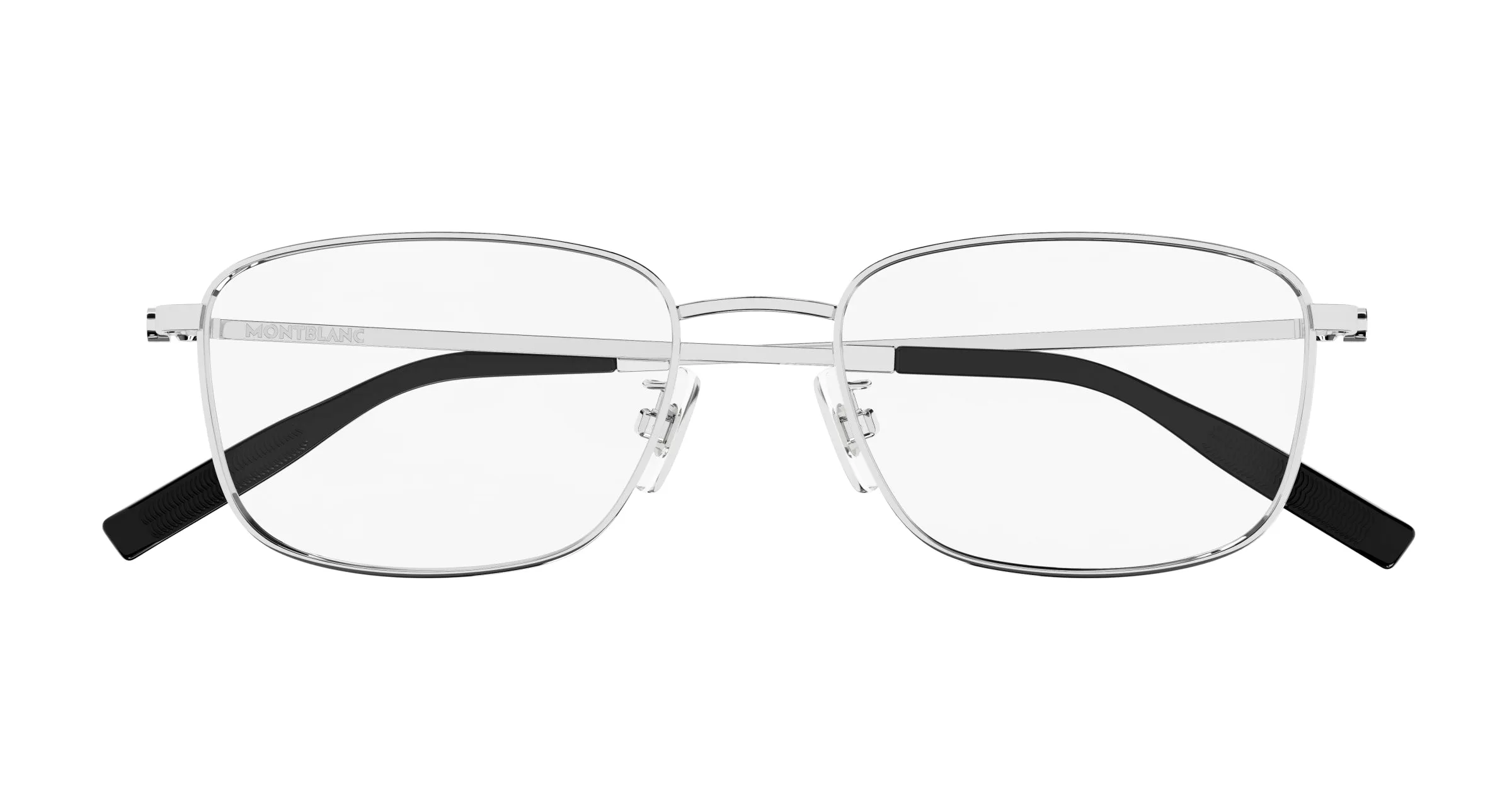 Montblanc MB0373OA 001 Montature da vista Titanio Argento Trasparente Squadrata - immagine 2