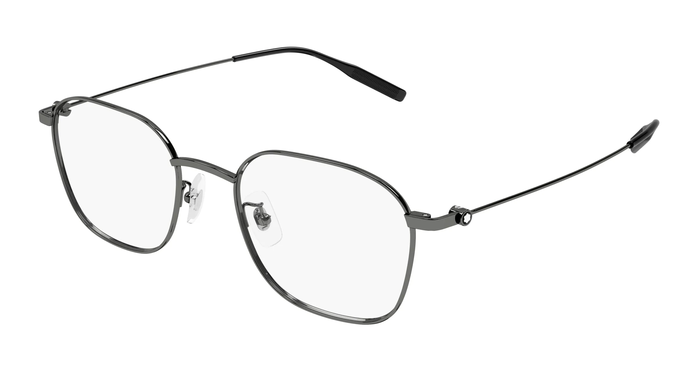 Montblanc MB0371OA 003 Montature da vista Titanio Rutenio Trasparente Squadrata - immagine 1
