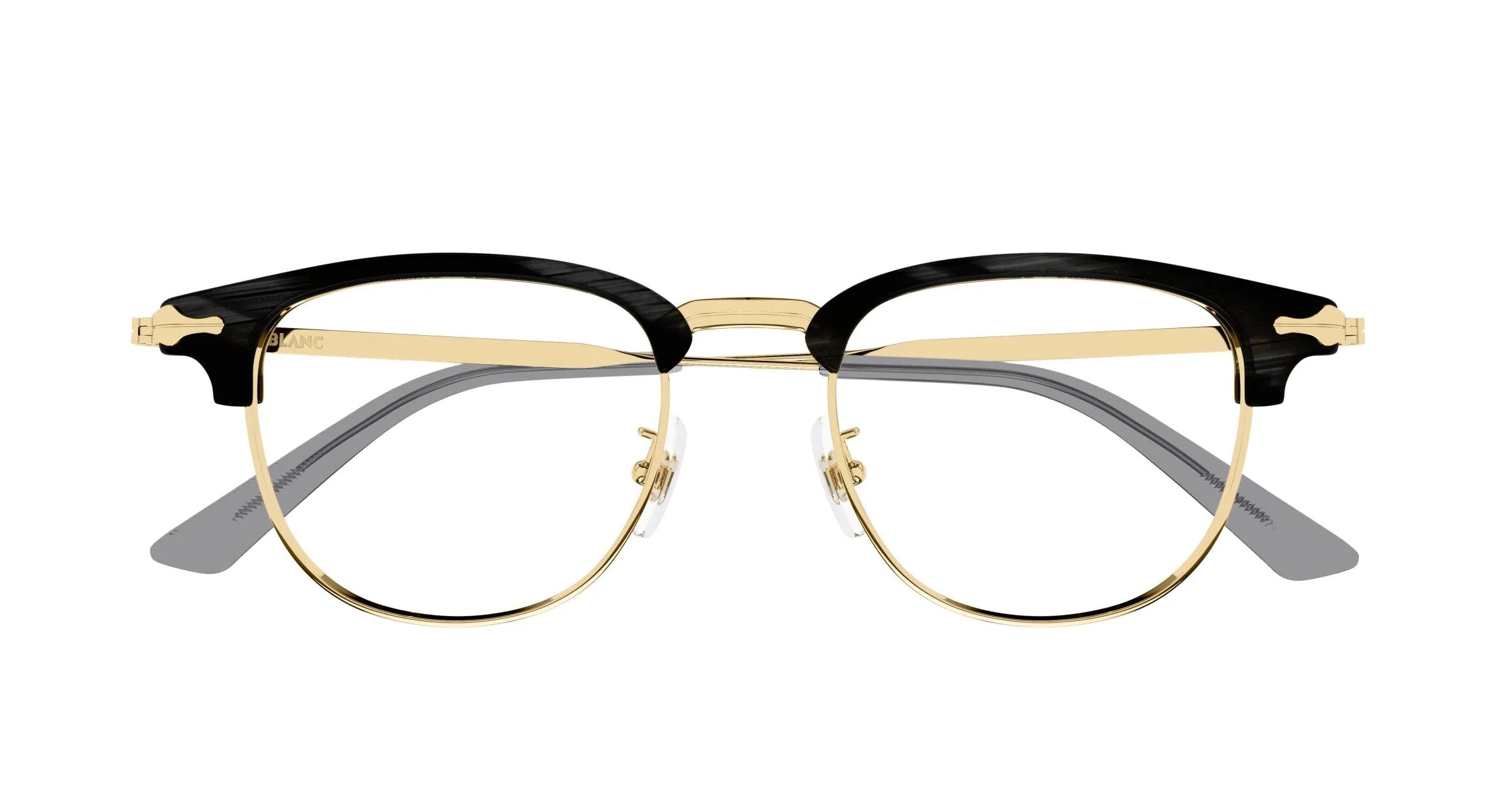 Montblanc MB0364O 003 Montature da vista Metallo Grigio Trasparente Squadrata - immagine 2